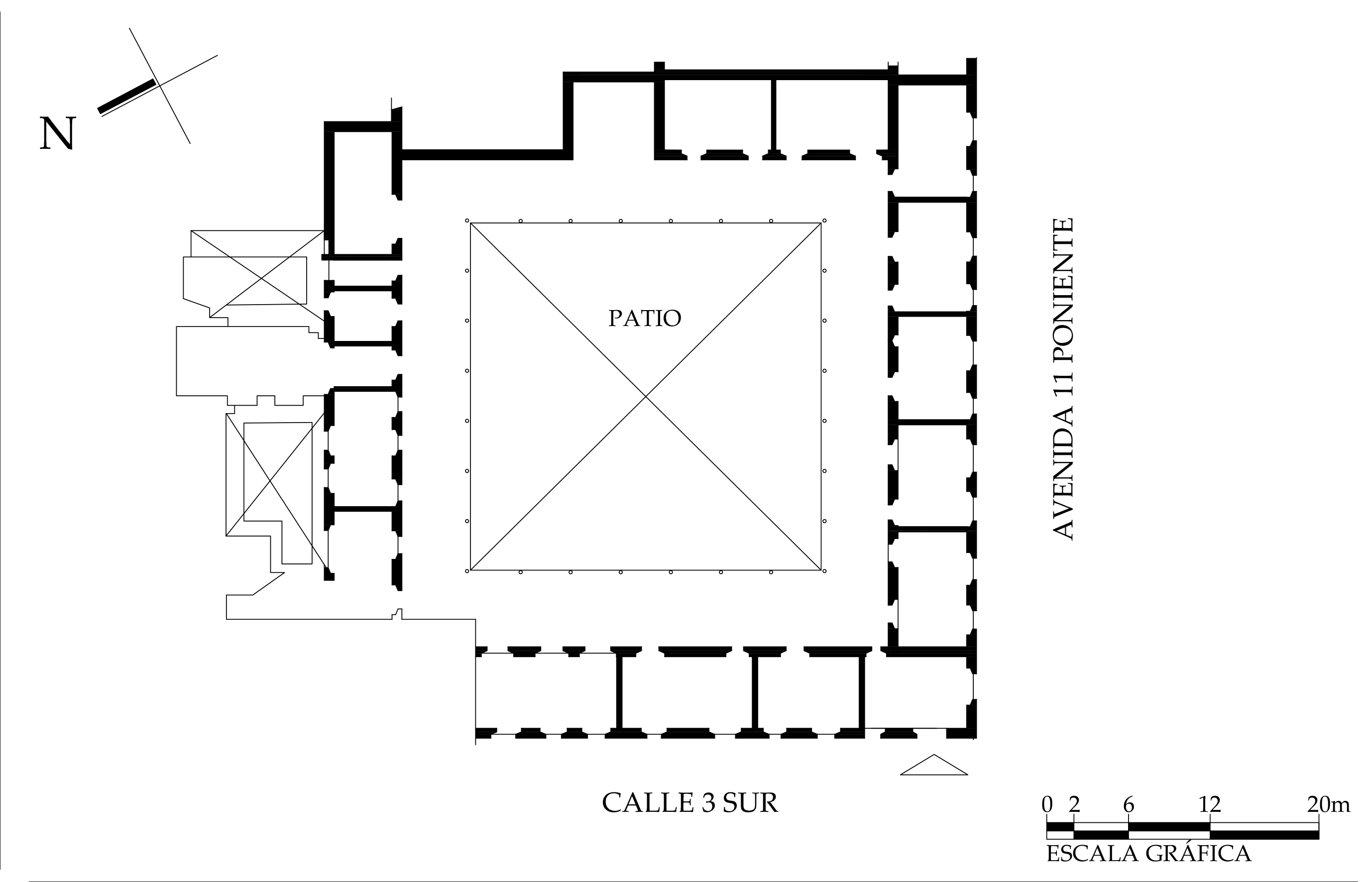 Planta arquitectónica.
