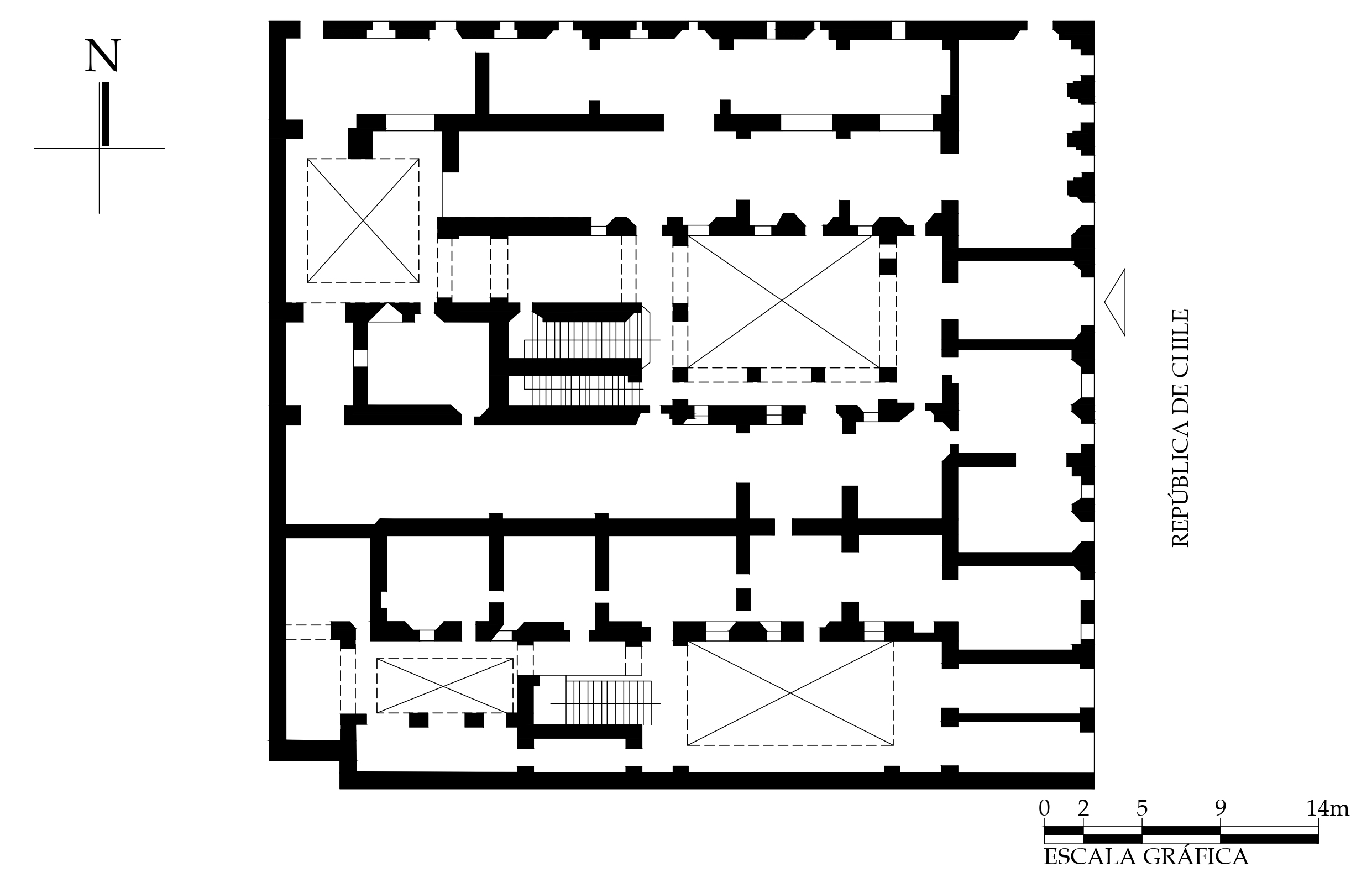 Planta arquitectónica, 1984.