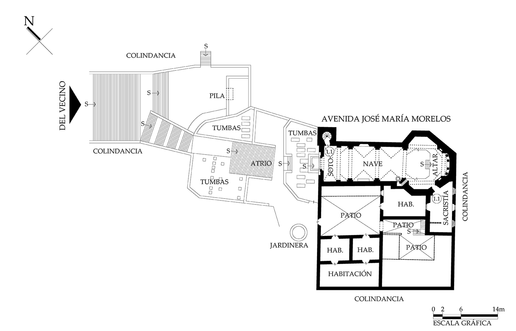 Planta arquitect&oacute;nica, 2018.