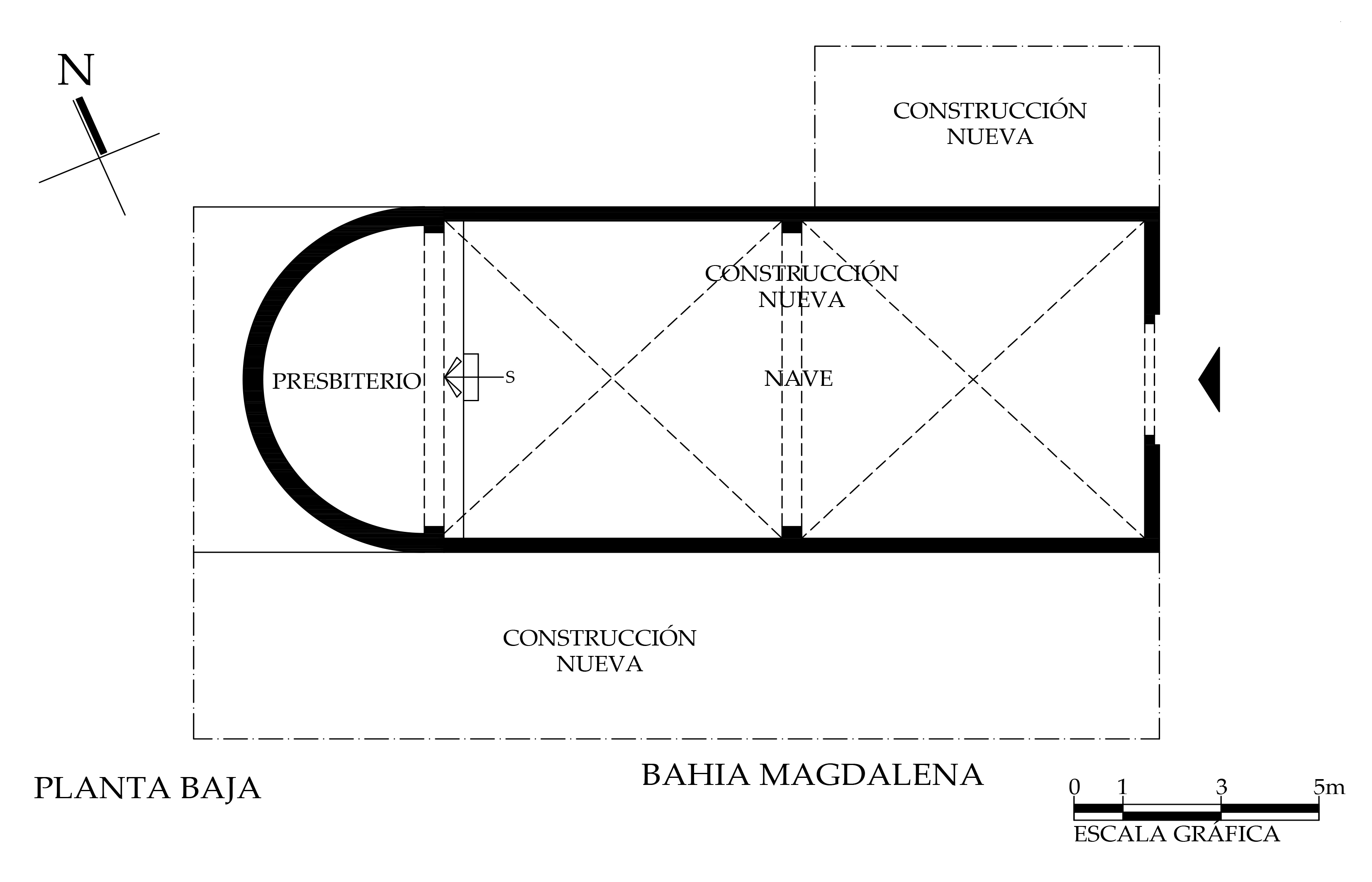 Planta arquitect&oacute;nica, 2014.