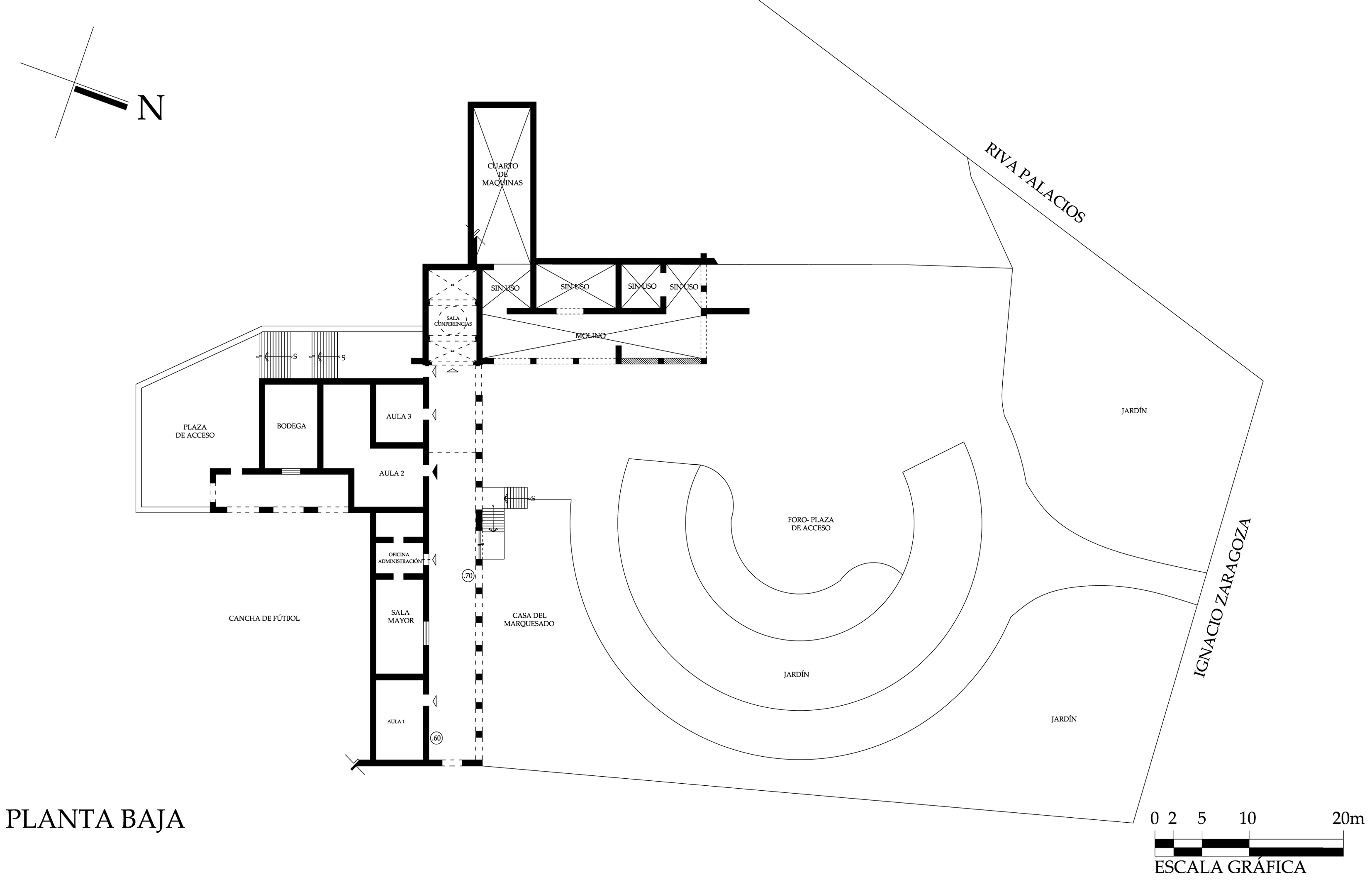 Planta arquitectónica, 2016.