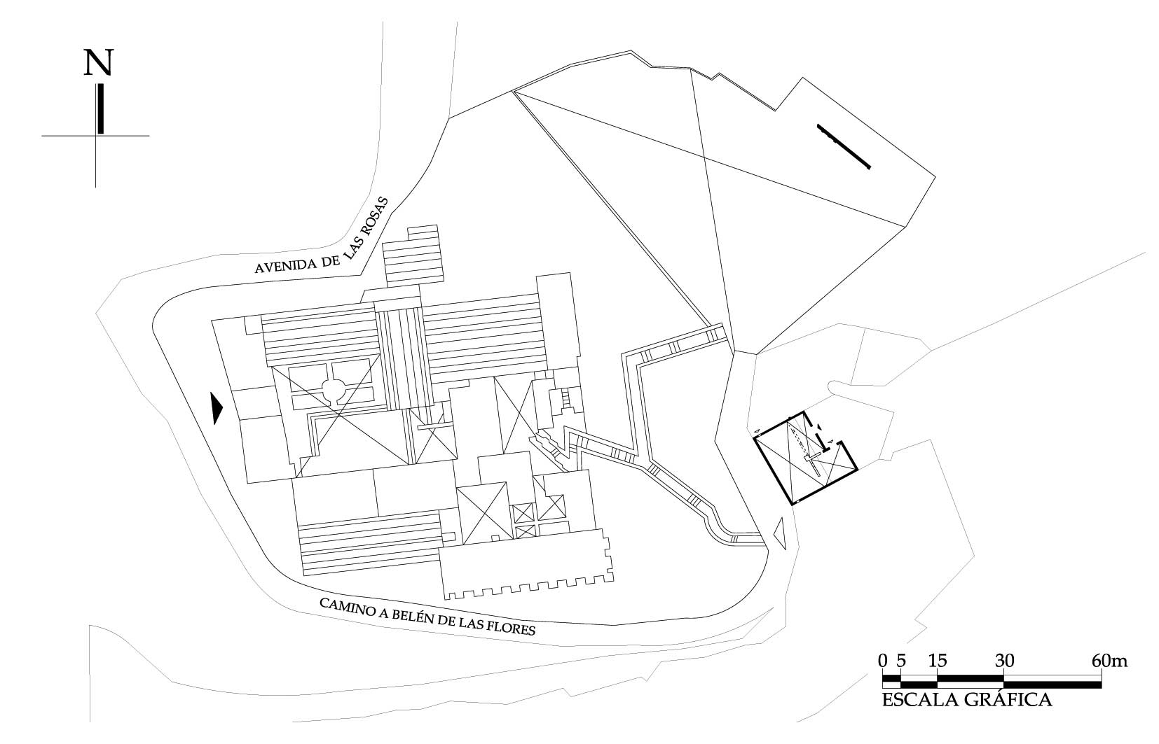 Planta arquitect&oacute;nica, 2000.