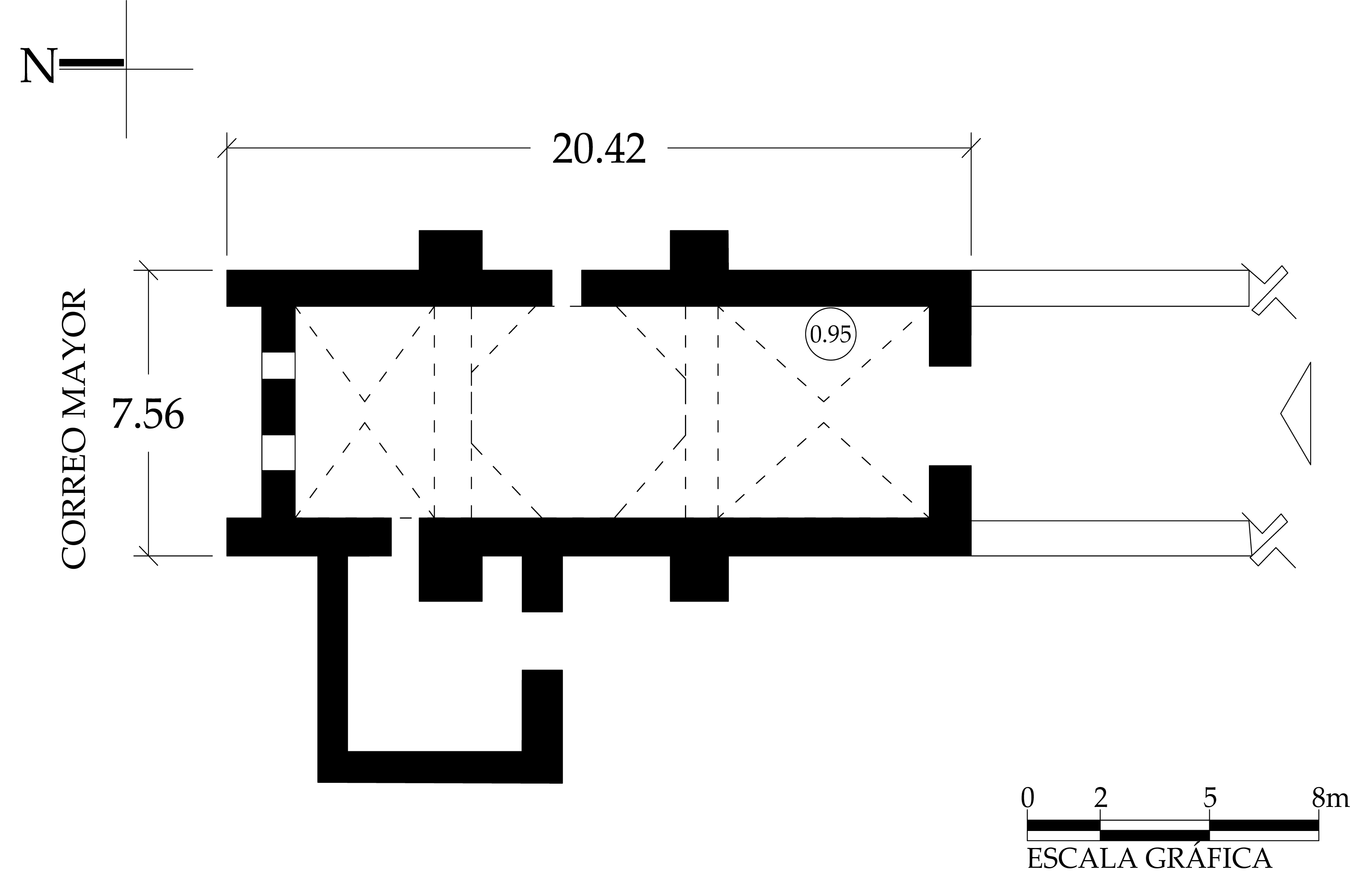 Planta arquitectónica, 2019.