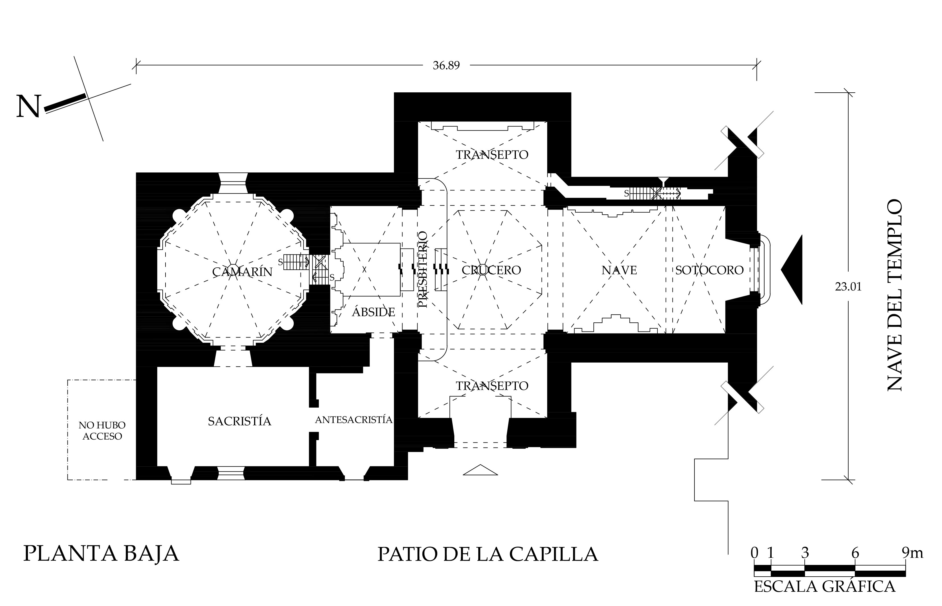 Planta arquitectónica, 2015.