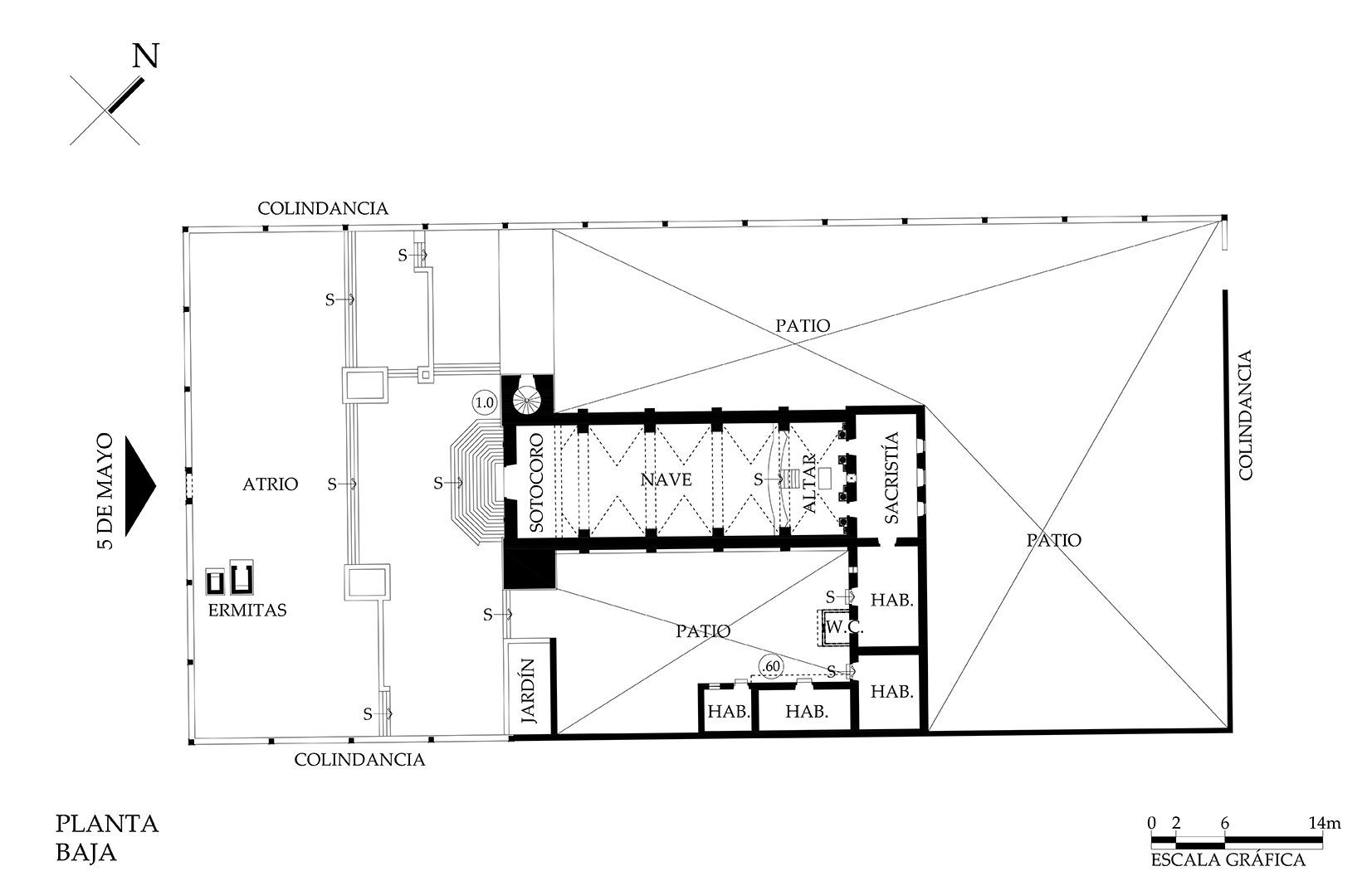 Levantamiento Arquitectónico. 2018.