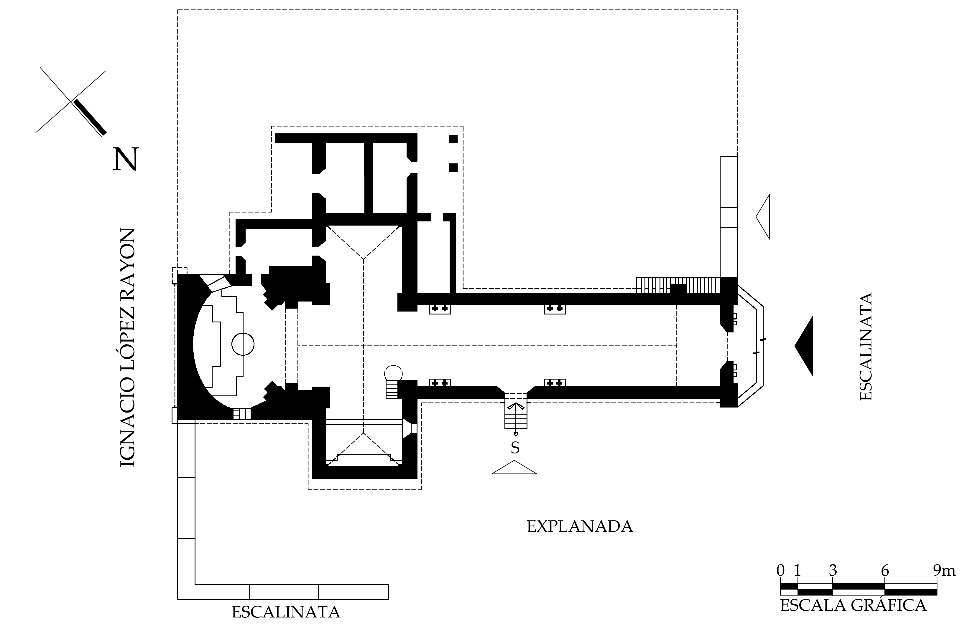 Planta arquitectónica, 1993.