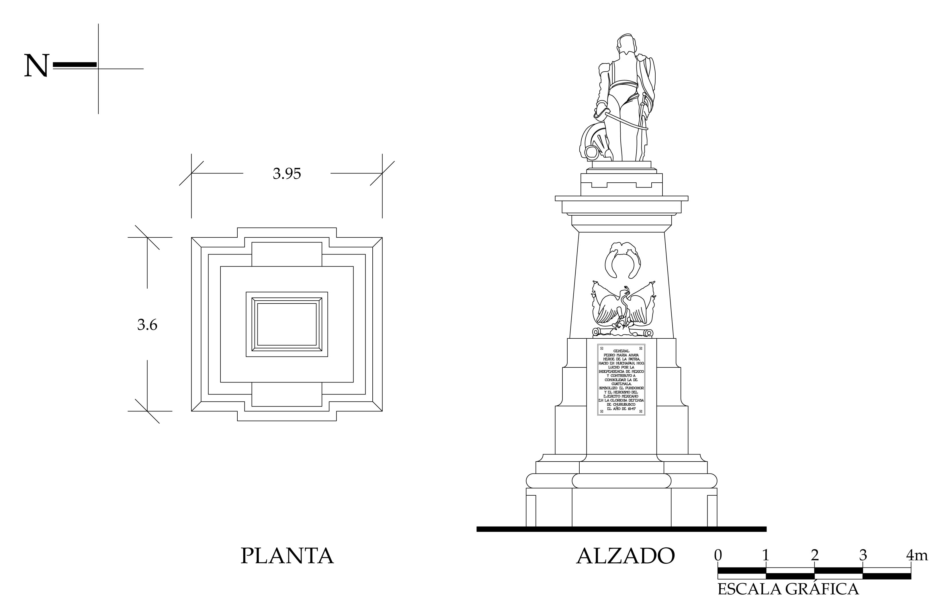 Planta arquitectónica y alzado, 2017.