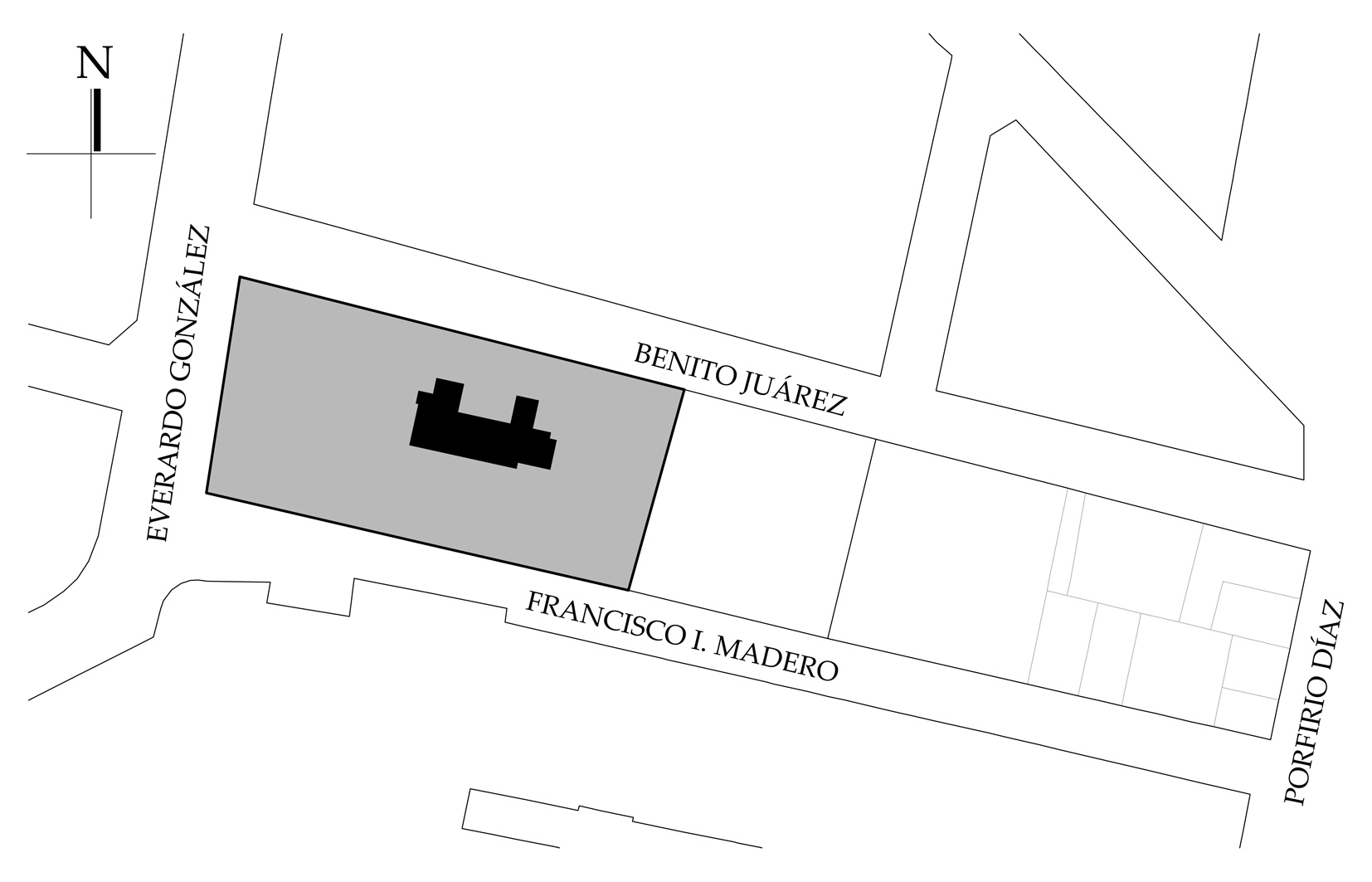Croquis de localización. 2016