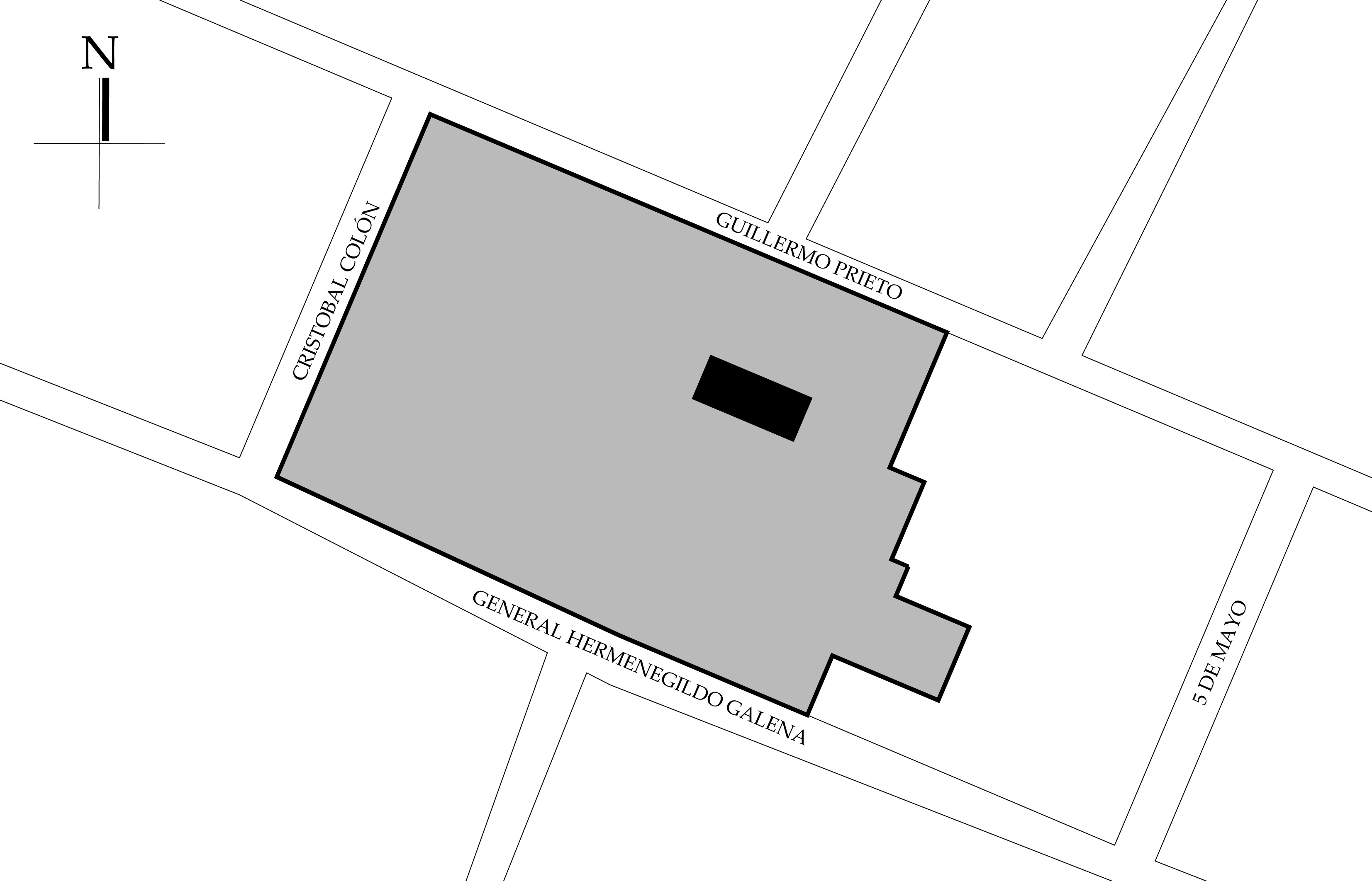 Croquis de Localización, Fuente: Google Maps. 2019.