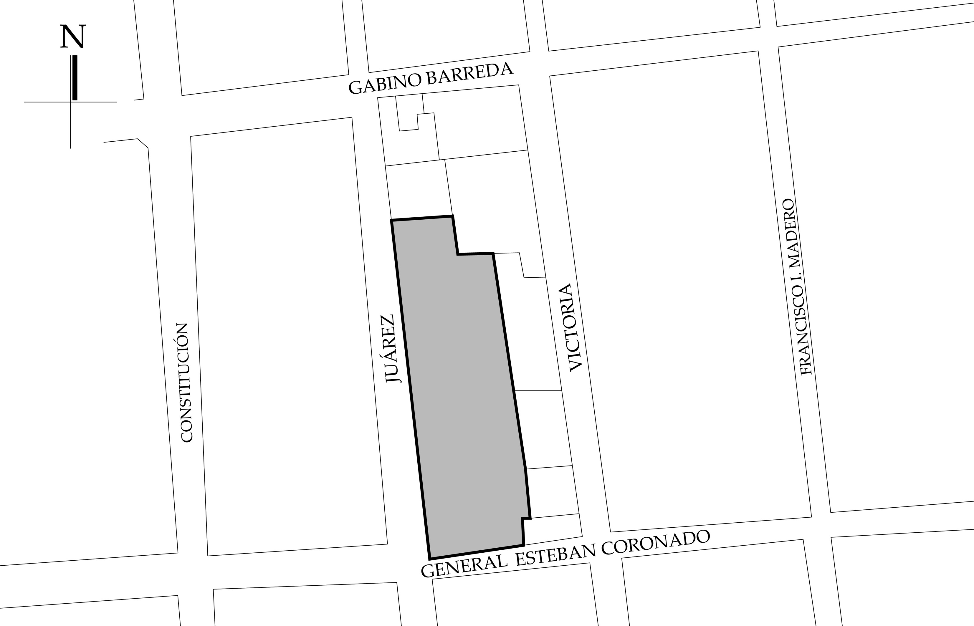 Croquis de localización. Fuente: Google Maps, 2020.