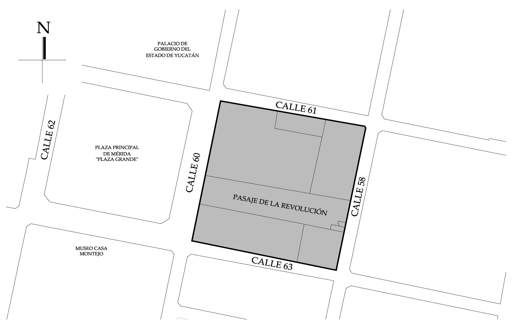 Croquis de localizaci&oacute;n 2018. Fuente: Plano Catastral del Municipio, 2019.