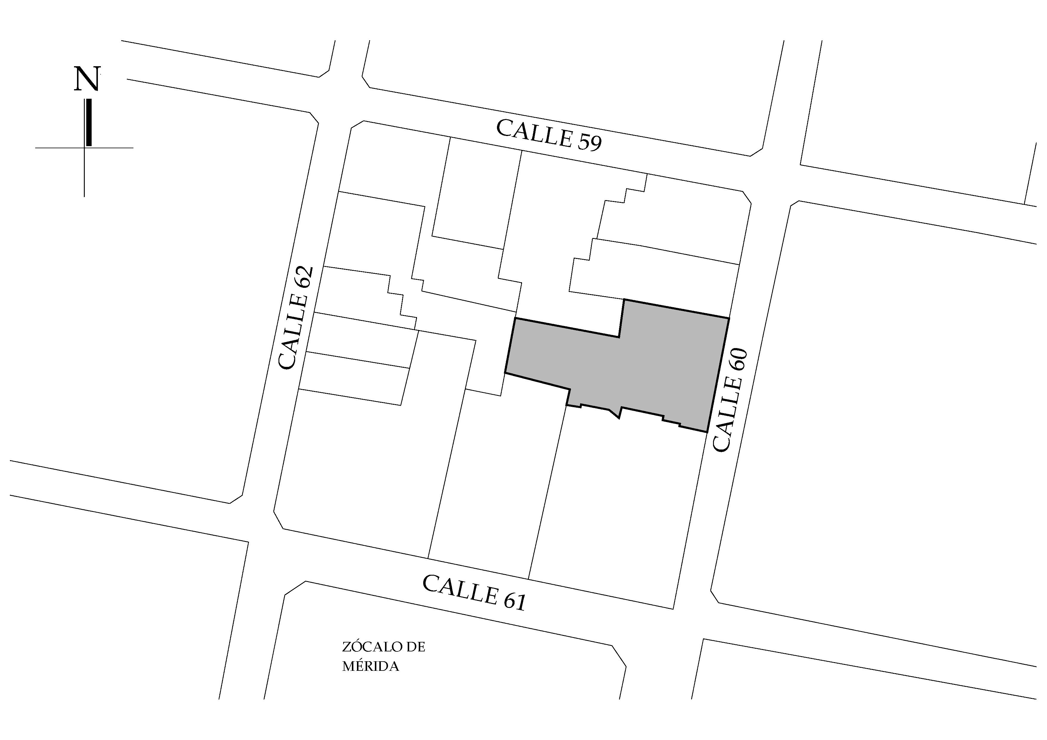 Croquis de localizaci&oacute;n. Fuente: plano catastral.