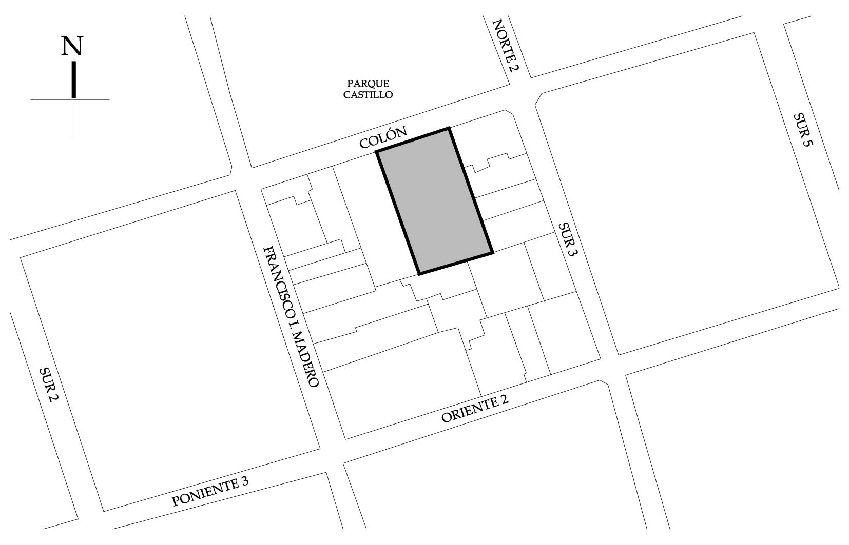 Croquis de localizaci&oacute;n, 2024. Fuente: Google Maps.