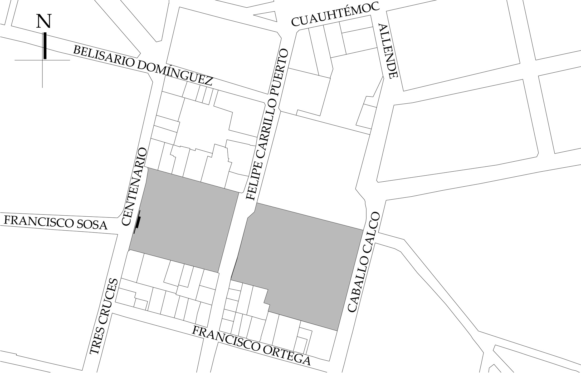 Croquis de localización, 2019.