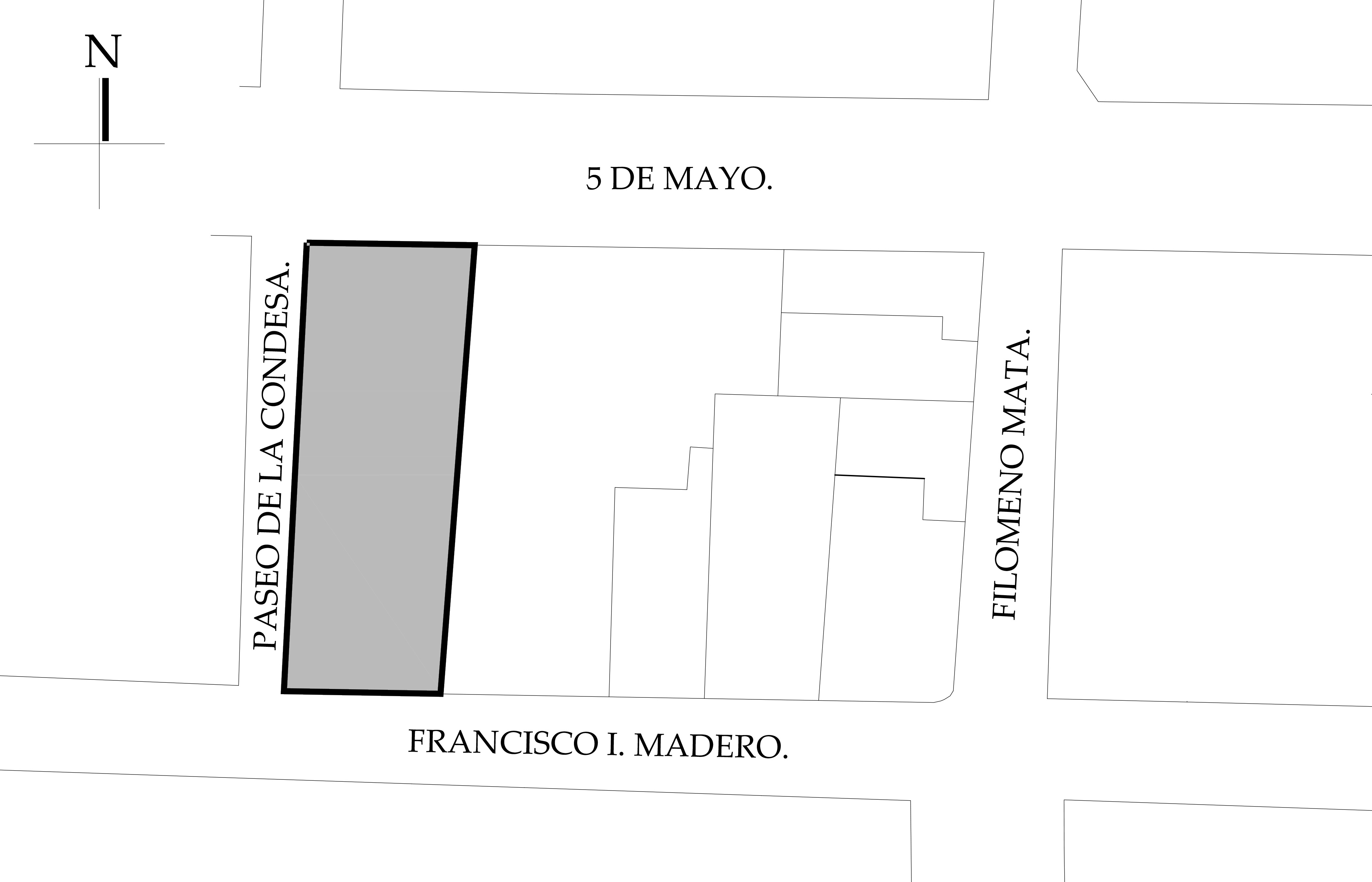 Croquis de localizaci&oacute;n, 2016.
