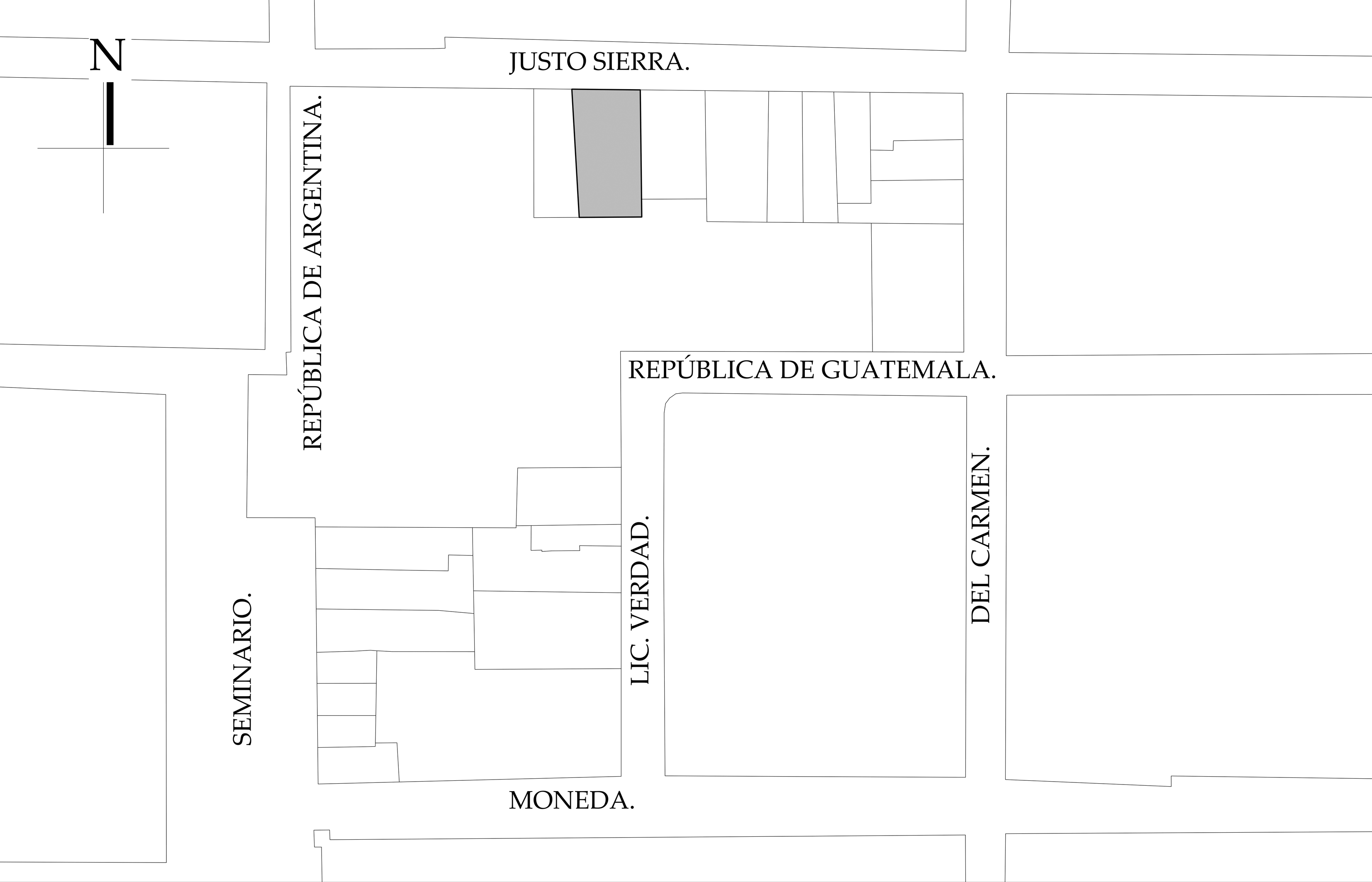 Croquis de localización, 2016.