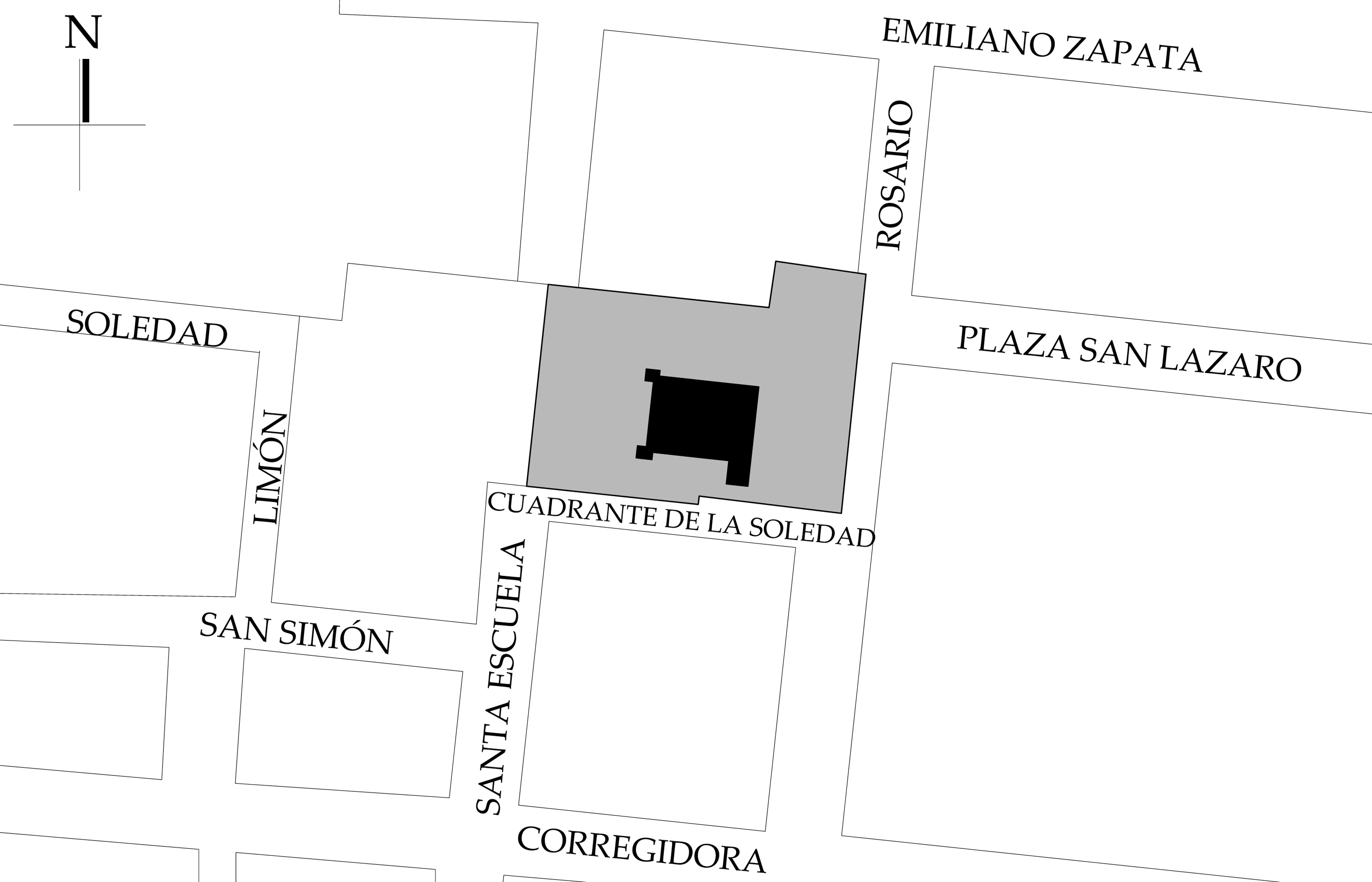 Croquis de Localización. Fuente: Google Maps, 2020.