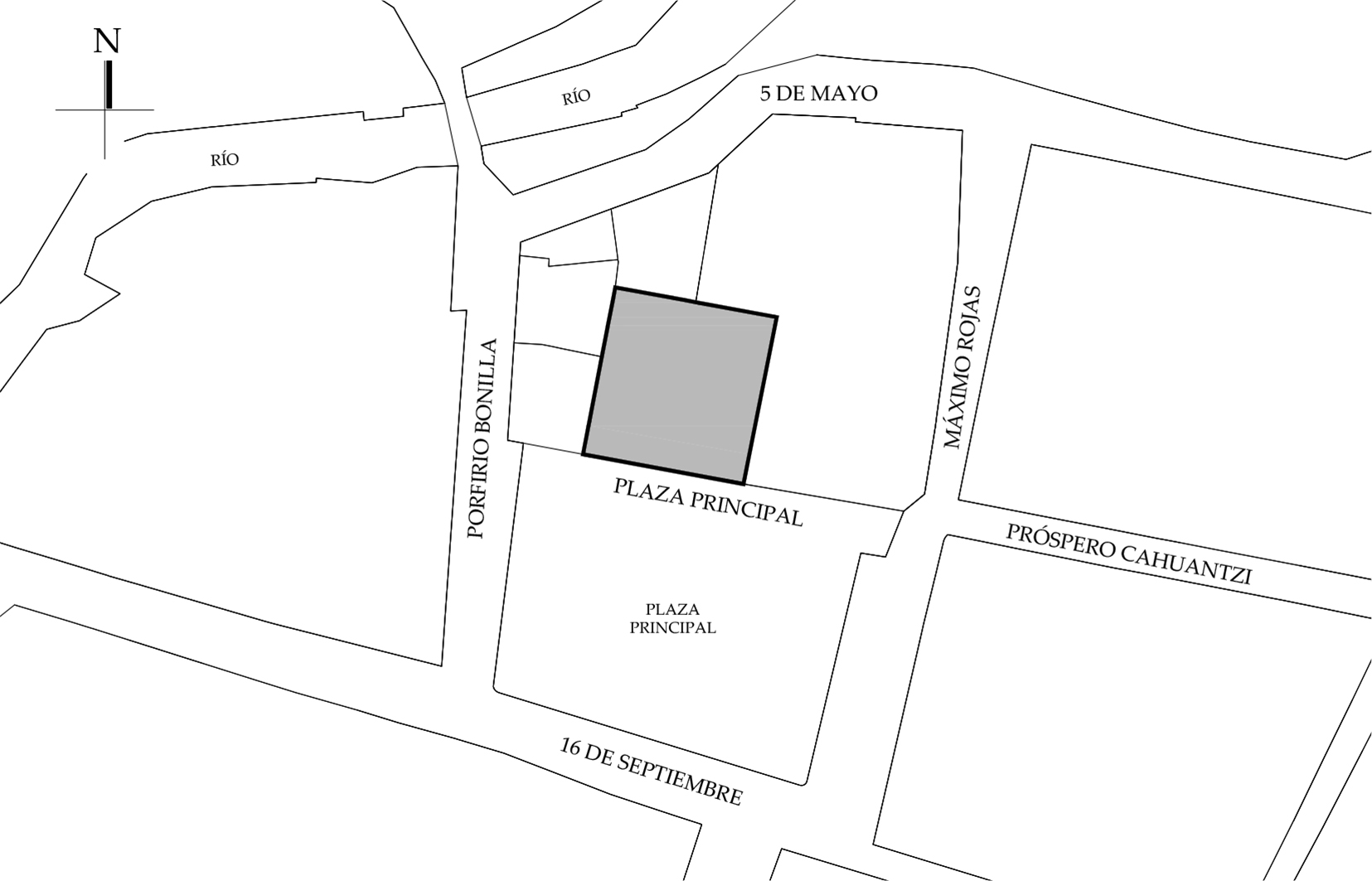 Localización del inmueble. Fuente: Google Maps. 2018.