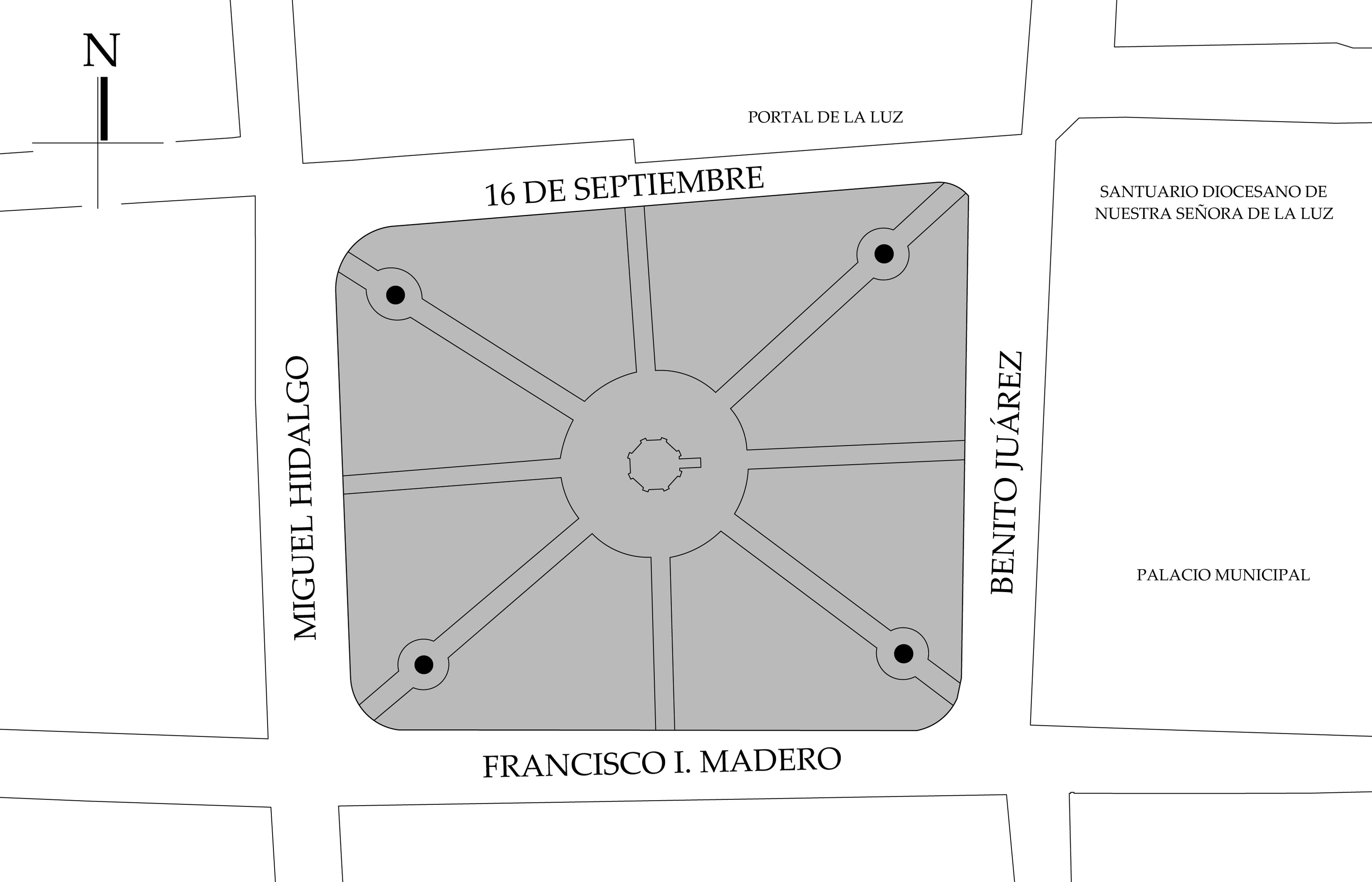 Croquis de localización. Fuente: plano catastral.