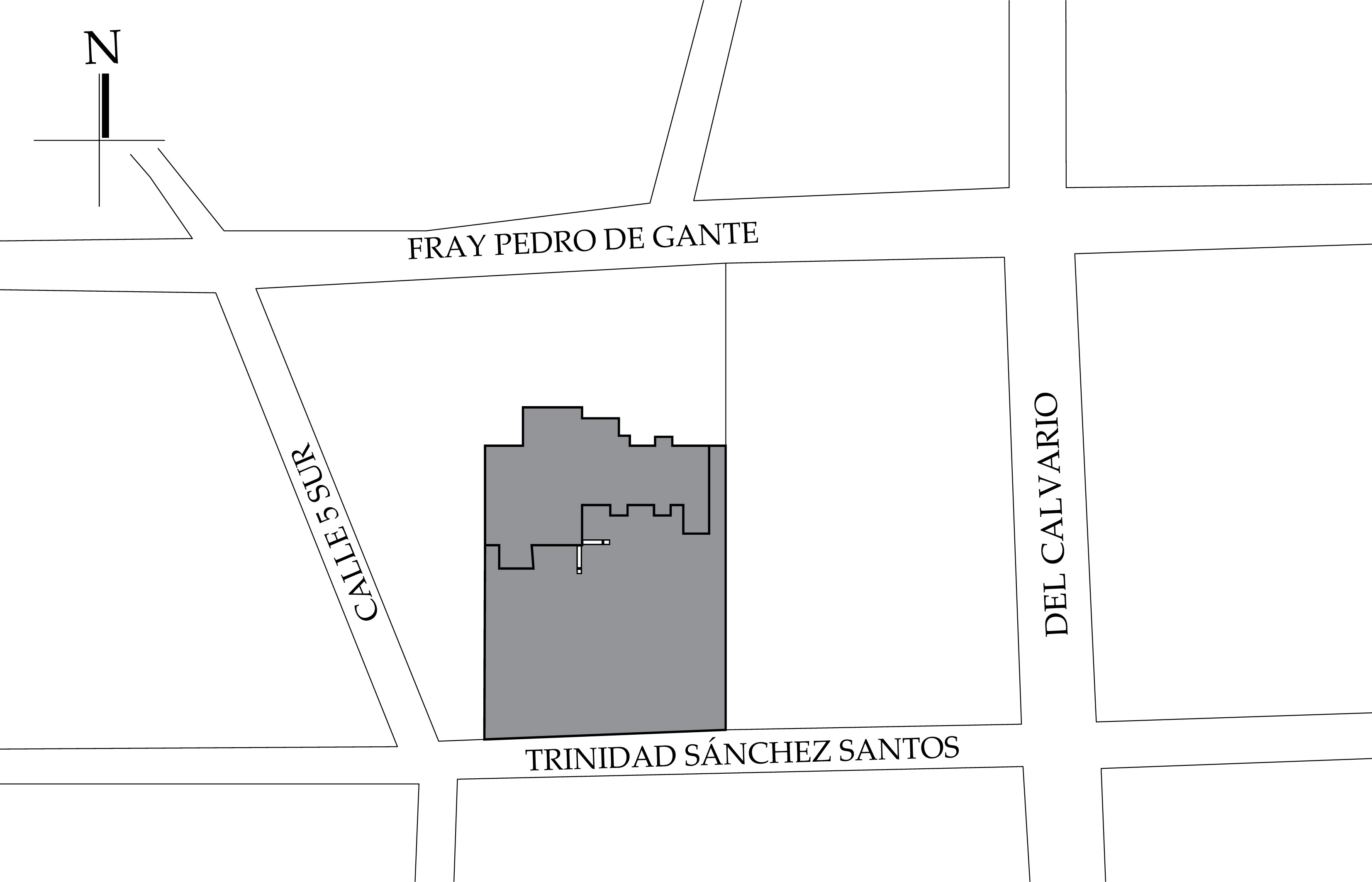 Croquis de localización, Fuente: Google Maps. 2019.