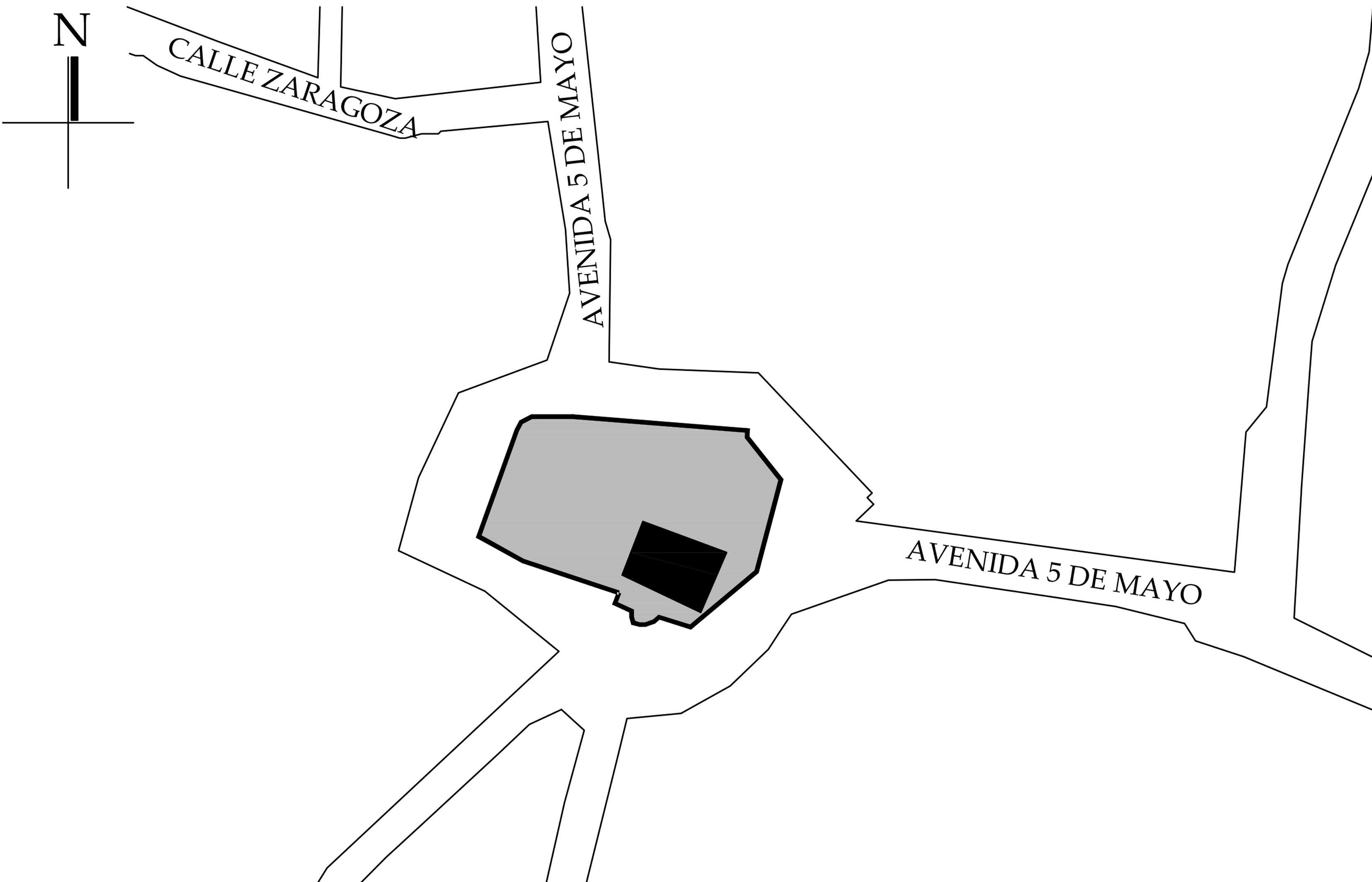 Croquis de localizaci&oacute;n. Fuente: SEDUVI.