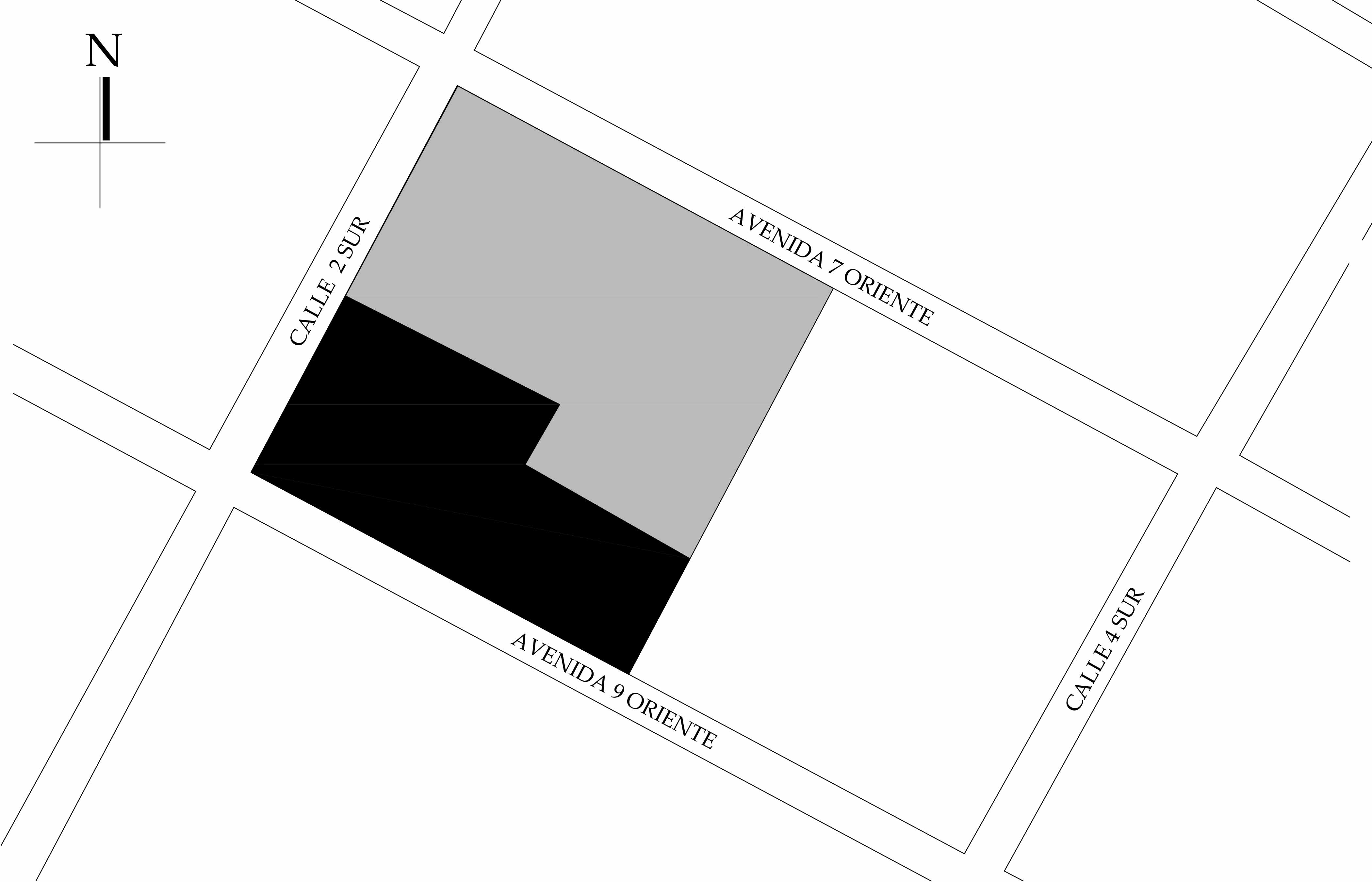 Croquis de localización. Dirección de Catastro Municipal. 2021