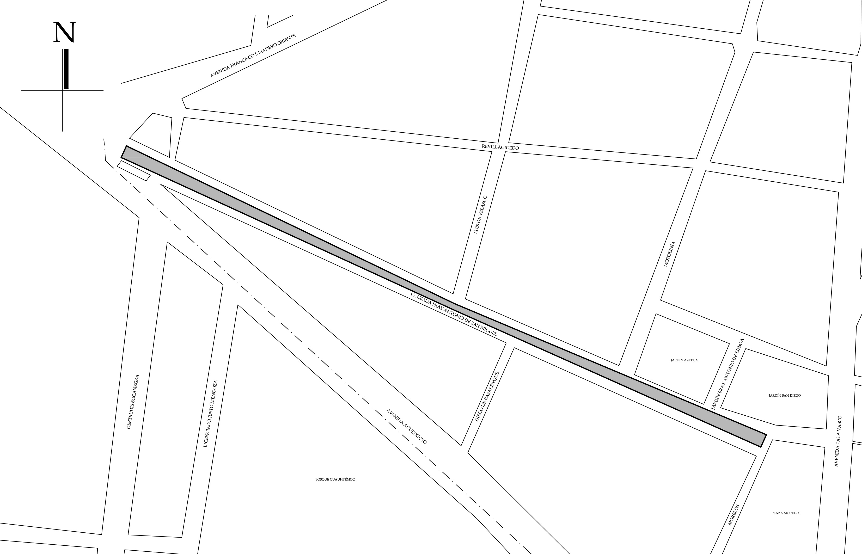 Croquis de localización, 1999.