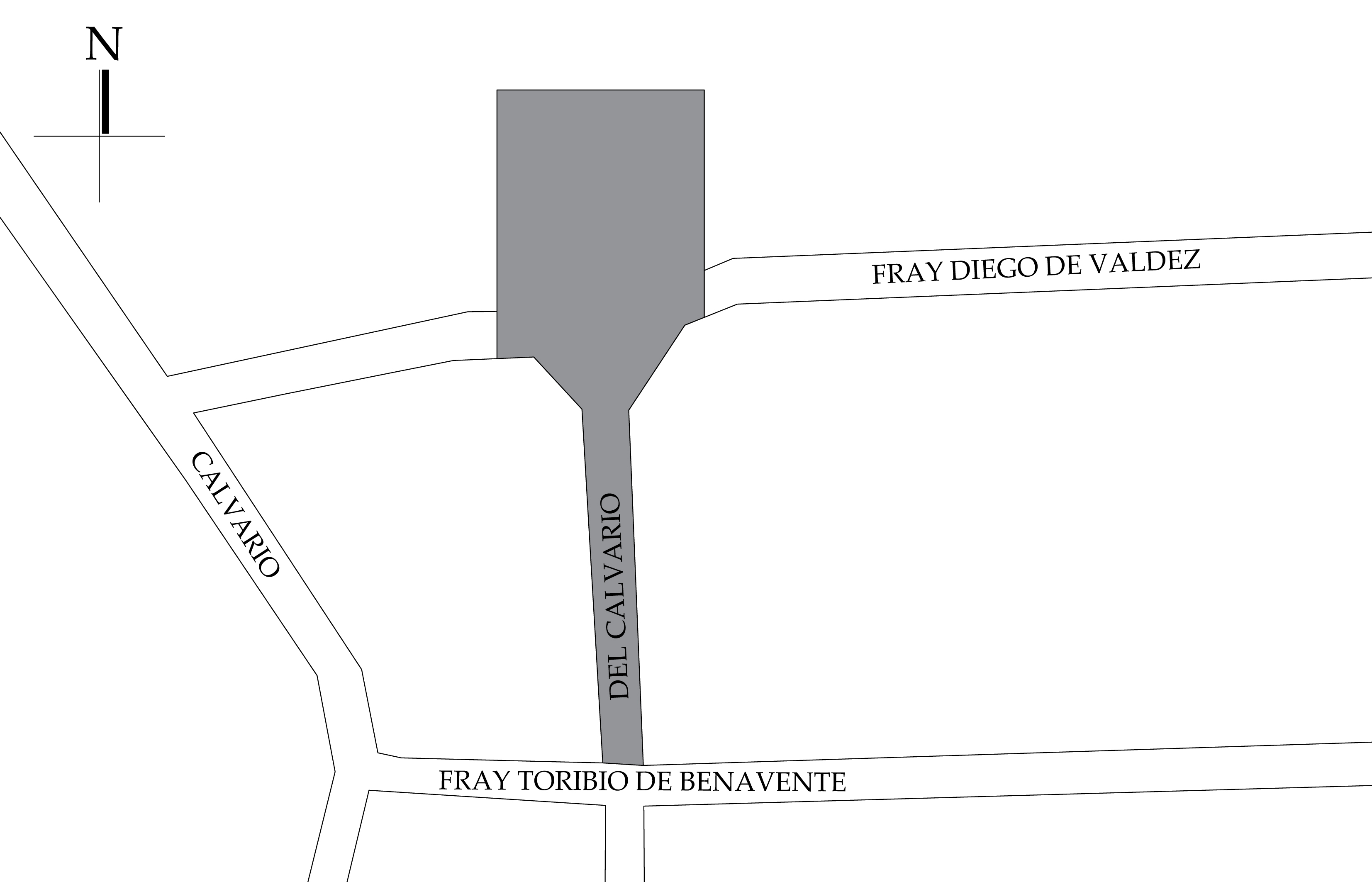 Croquis de localización, Fuente: Google Maps. 2019.