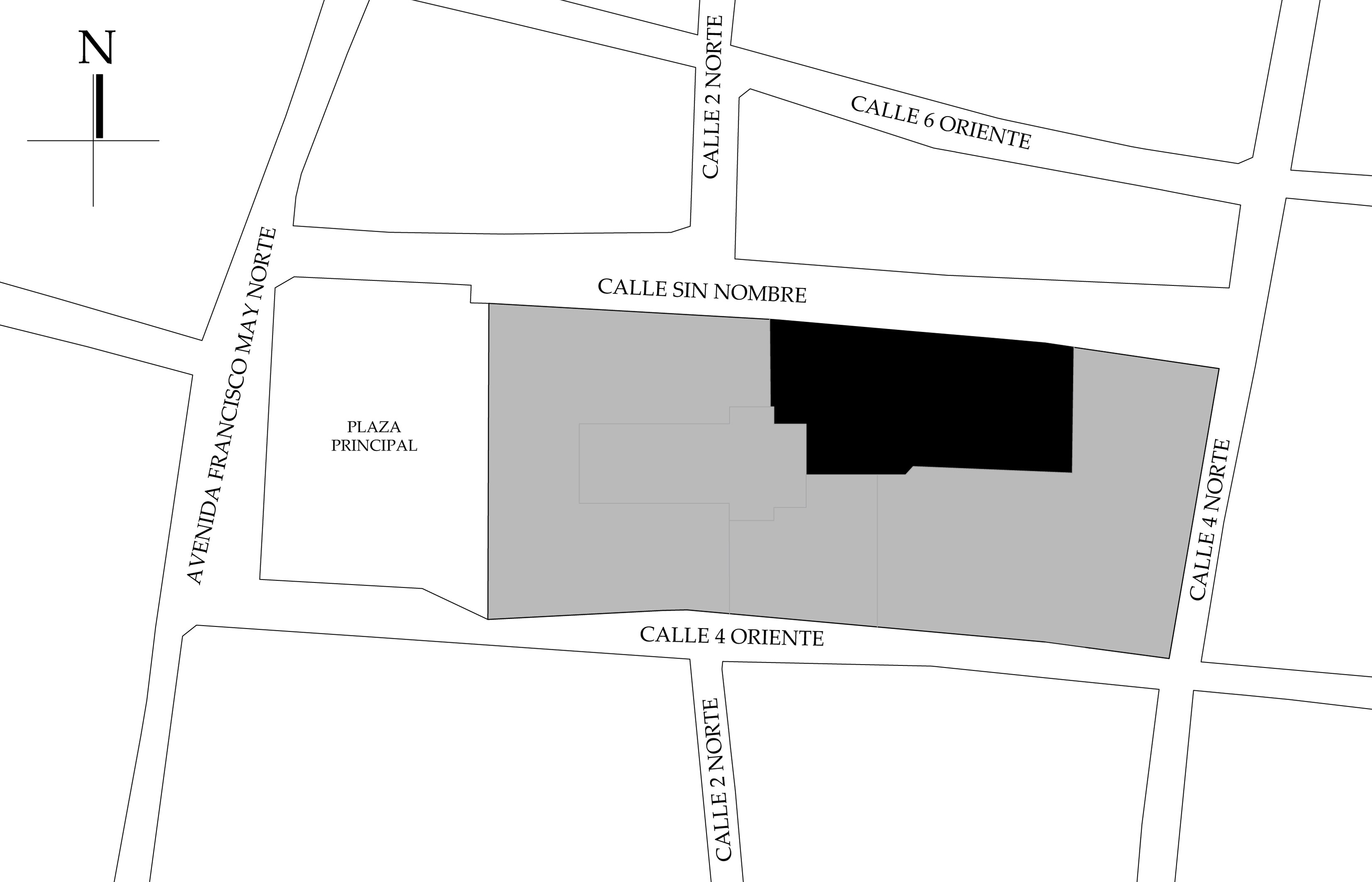 Croquis de localizaci&oacute;n. Fuente: plano catastral.