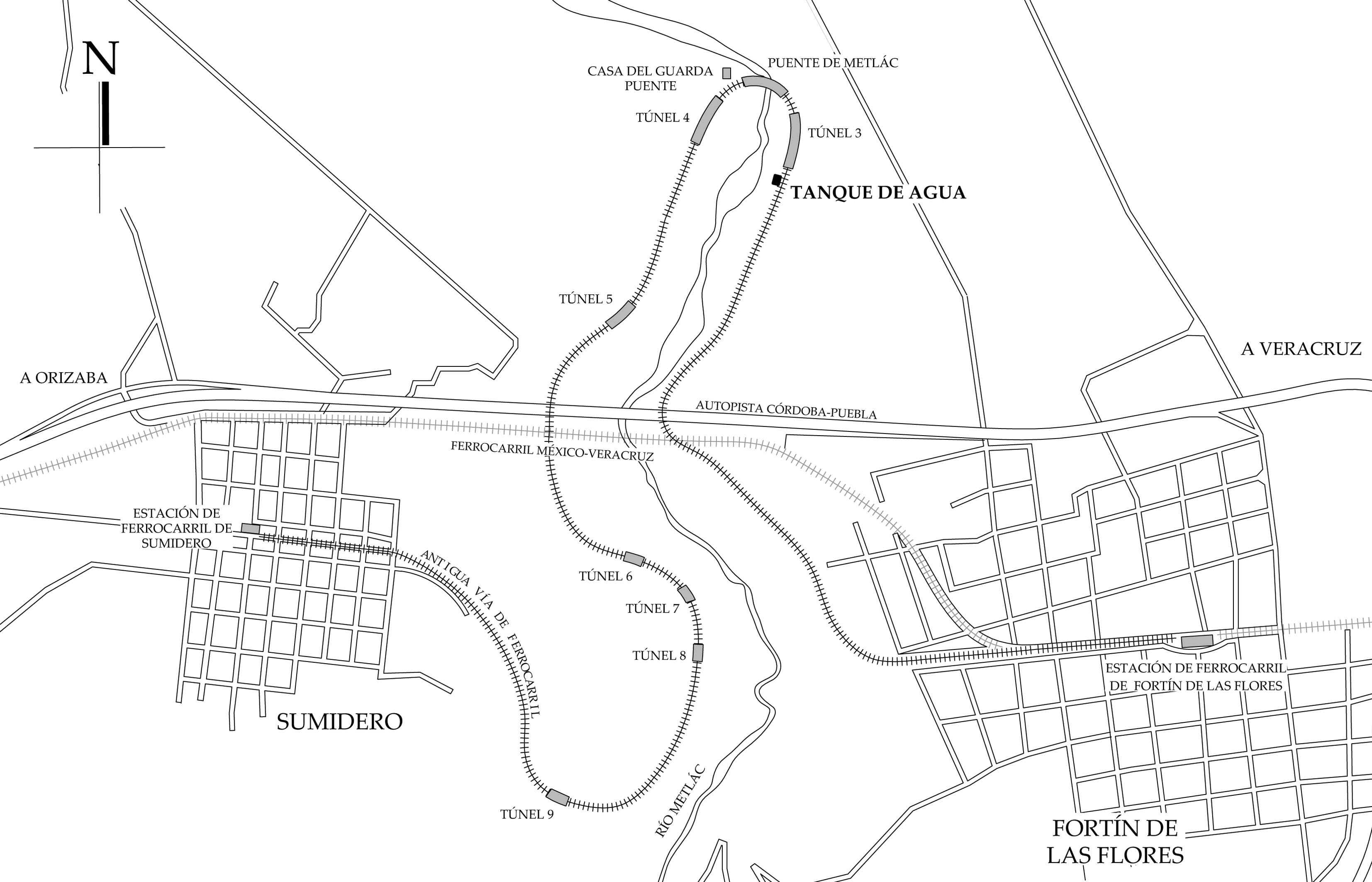 Croquis de localizaci&oacute;n, 2021. Fuente: Plano catastral.