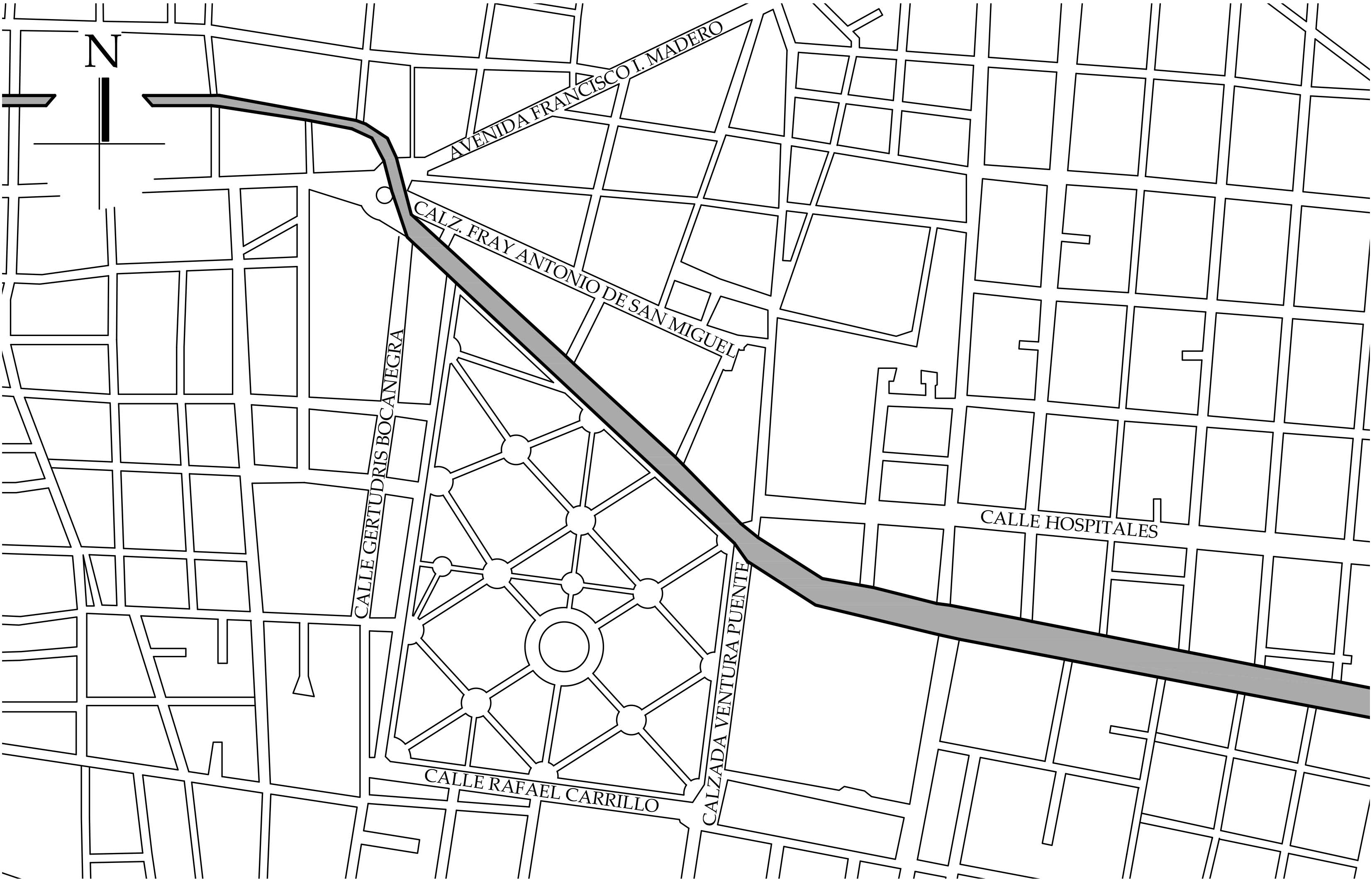 Croquis de localizaci&oacute;n, 2020.