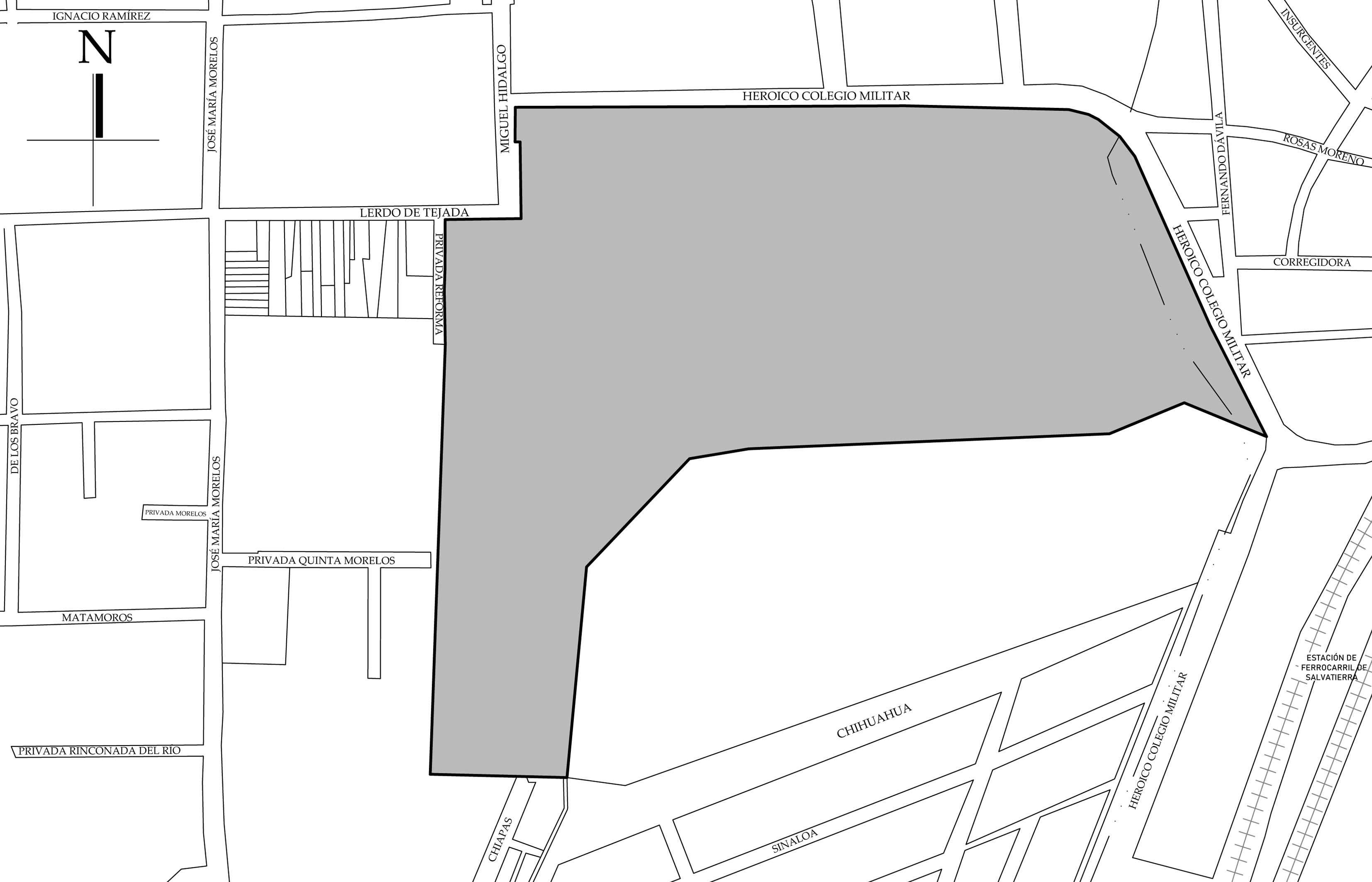 Croquis de localizaci&oacute;n. Fuente: plano catastral.
