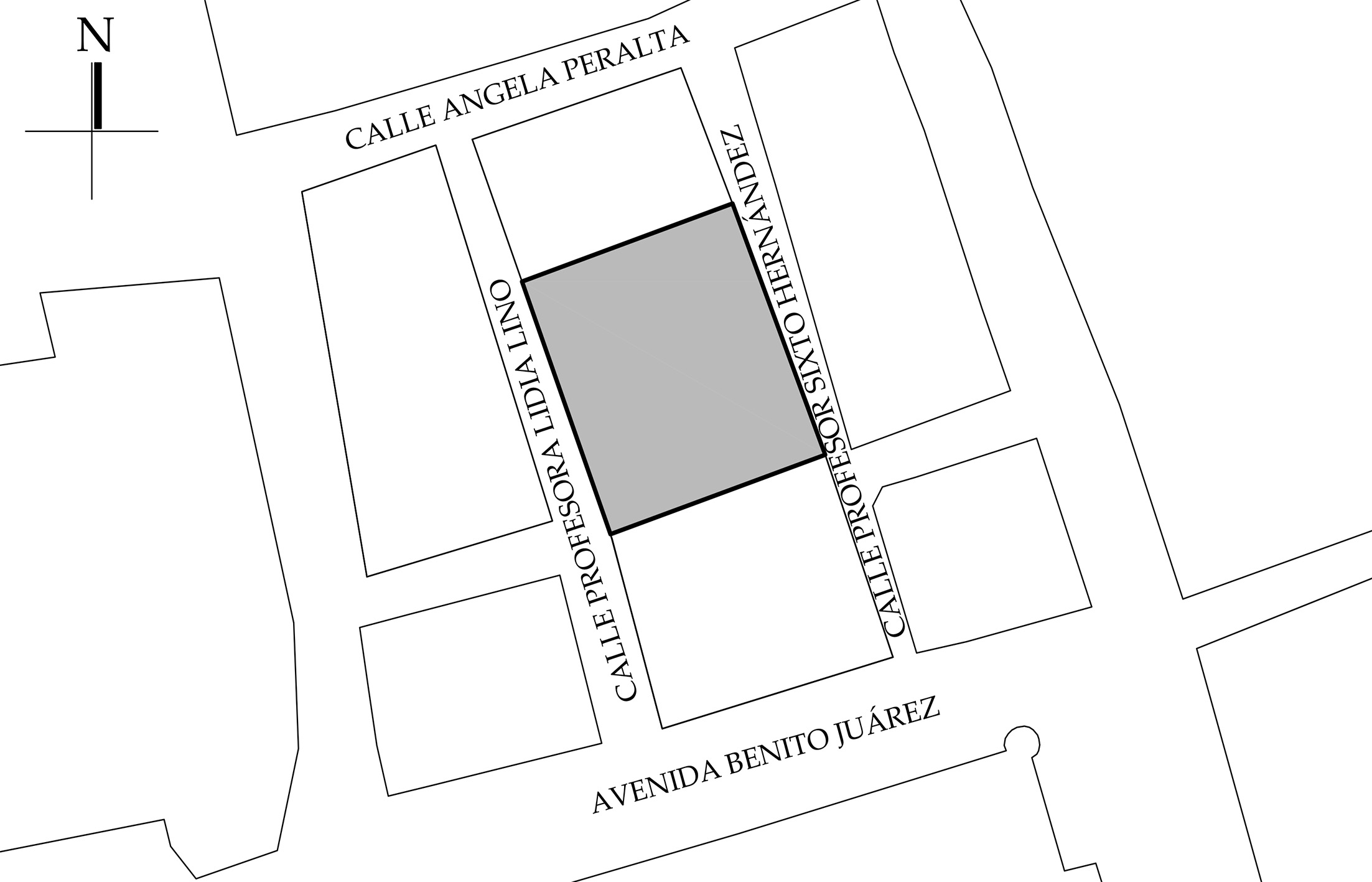 Croquis de localizaci&oacute;n. Fuente: Plano catastral.