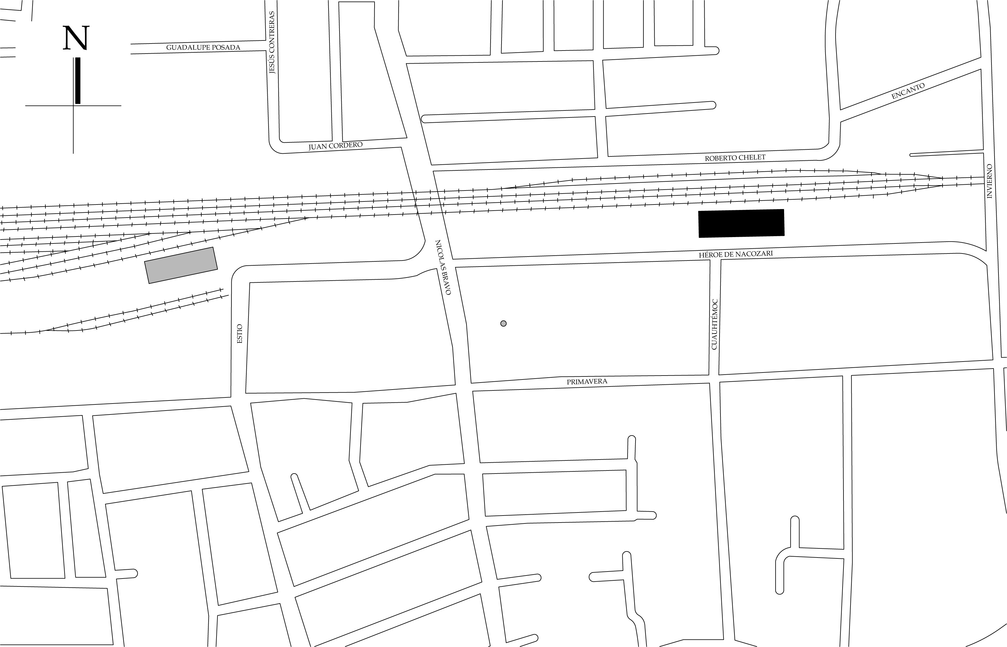 Croquis de localización, 2025. Fuente: Google Maps.