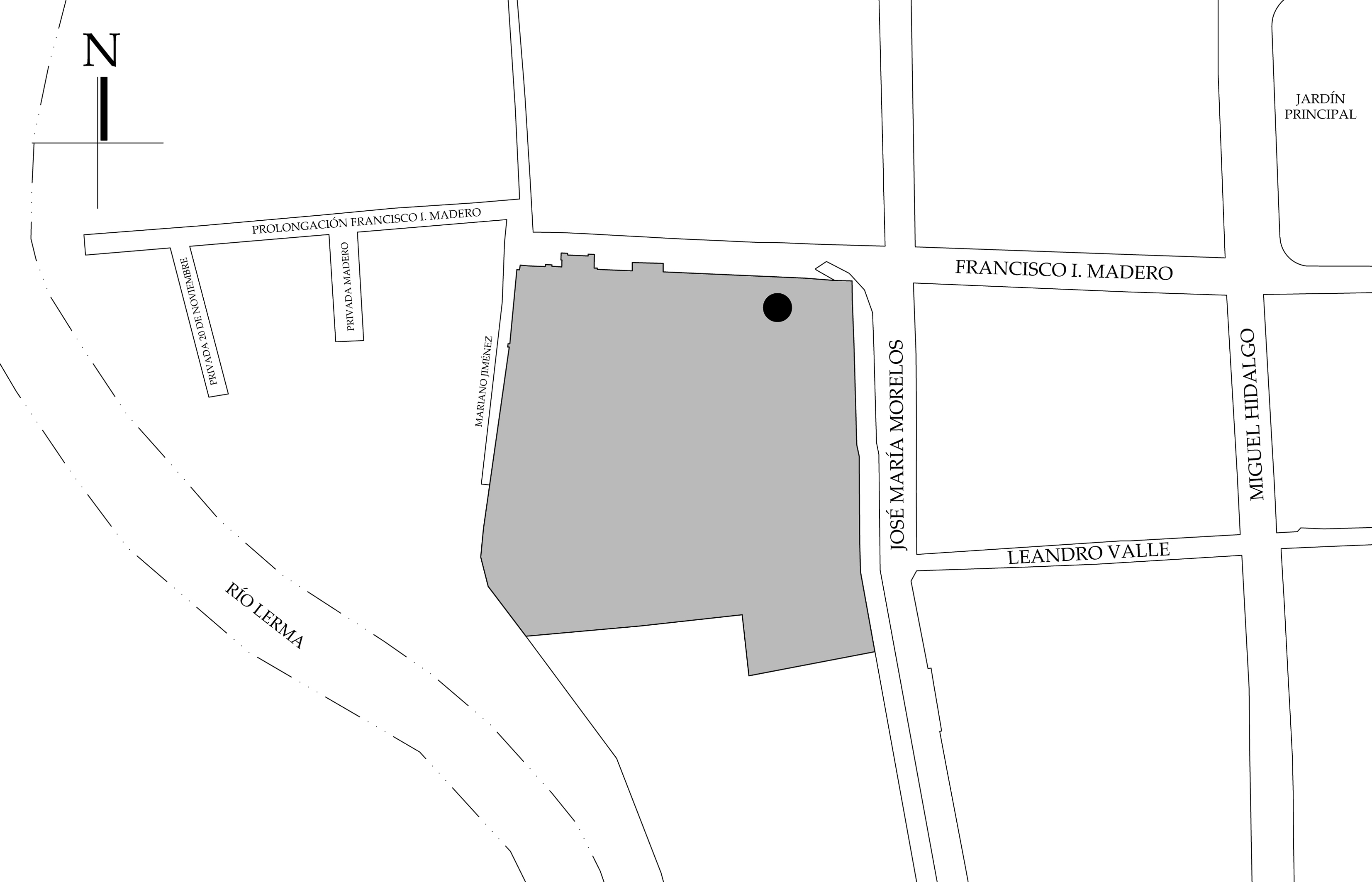 Croquis de localizaci&oacute;n. Fuente: plano catastral.