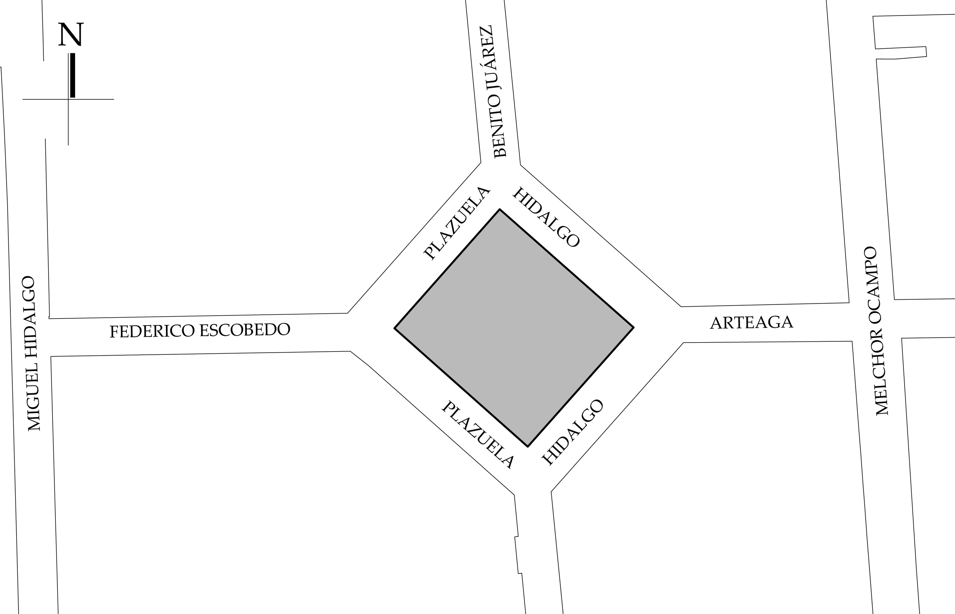 Croquis de localizaci&oacute;n. Fuente: plano catastral.