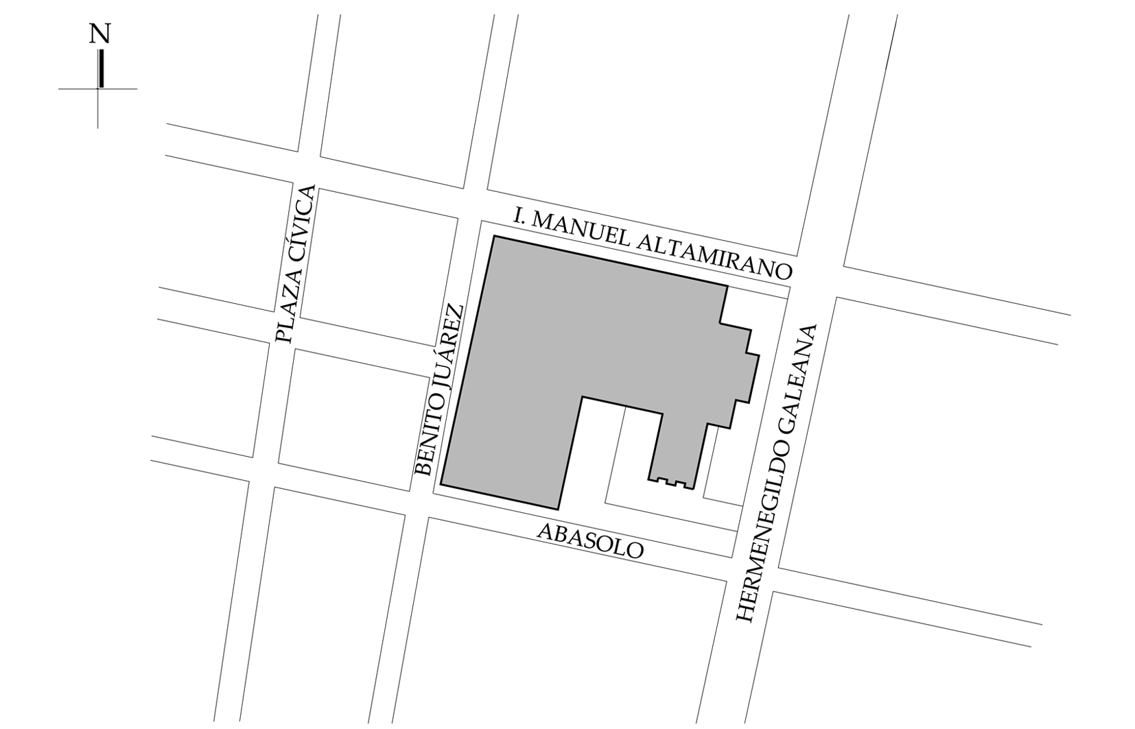 Santa María Magdalena, croquis de localización.