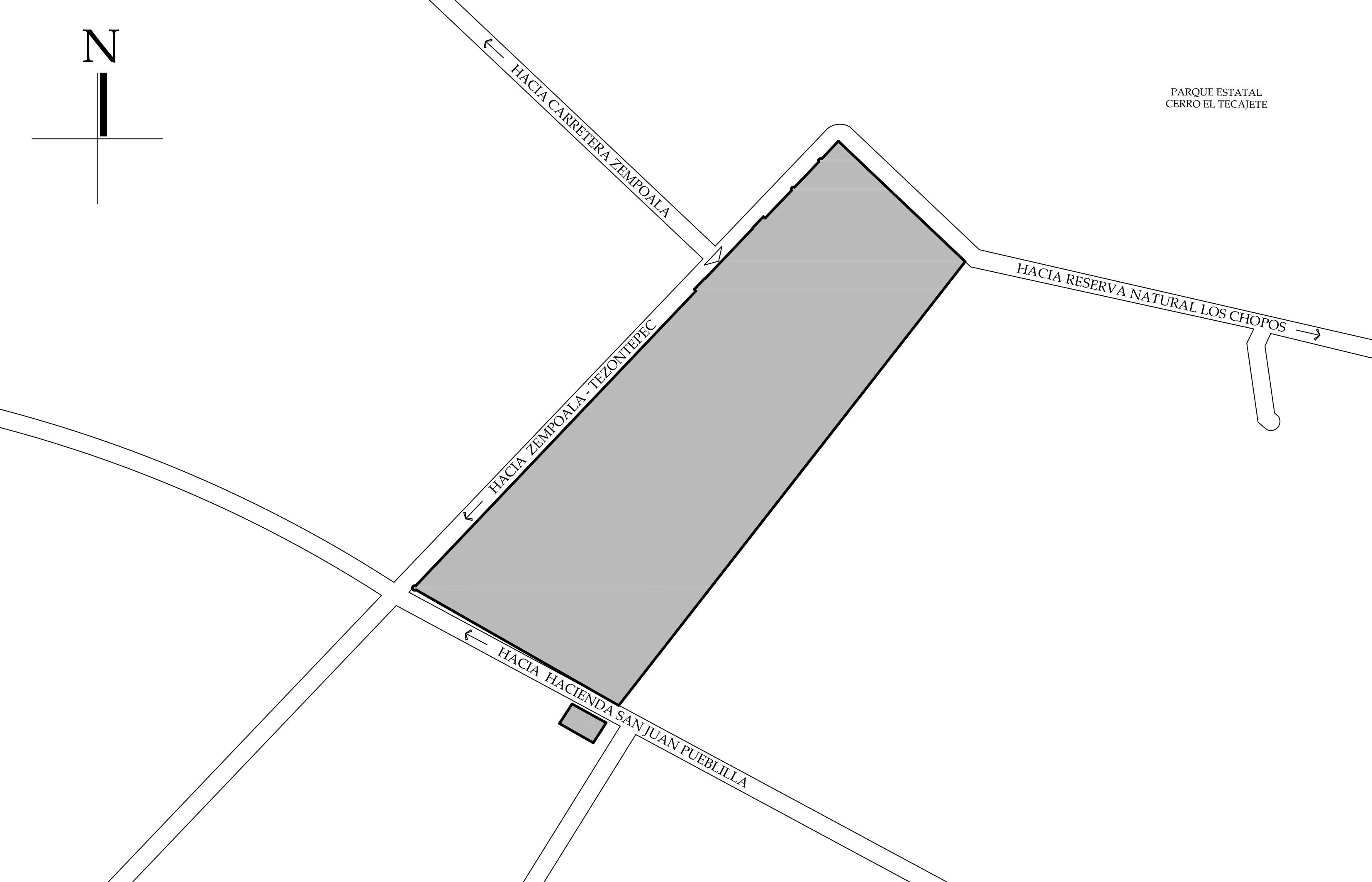 Croquis de localización, 2022. Fuente: Google Maps.