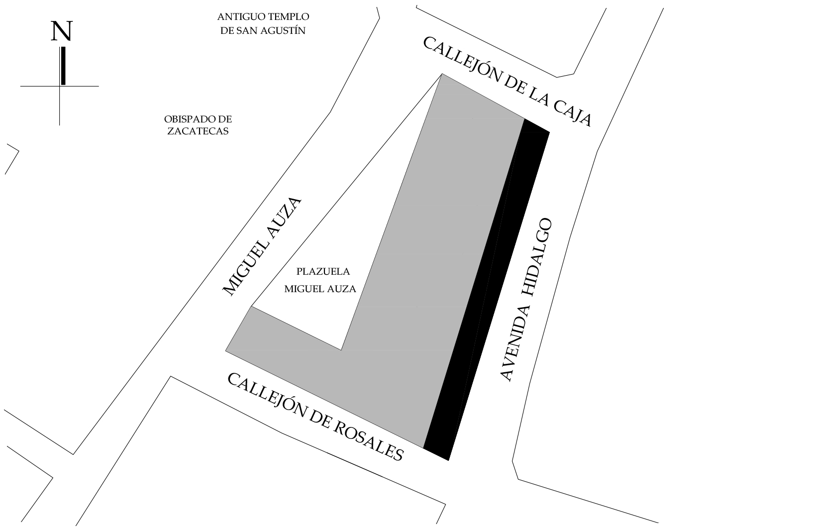Croquis de localización, 2022. Fuente: Plano catastral.