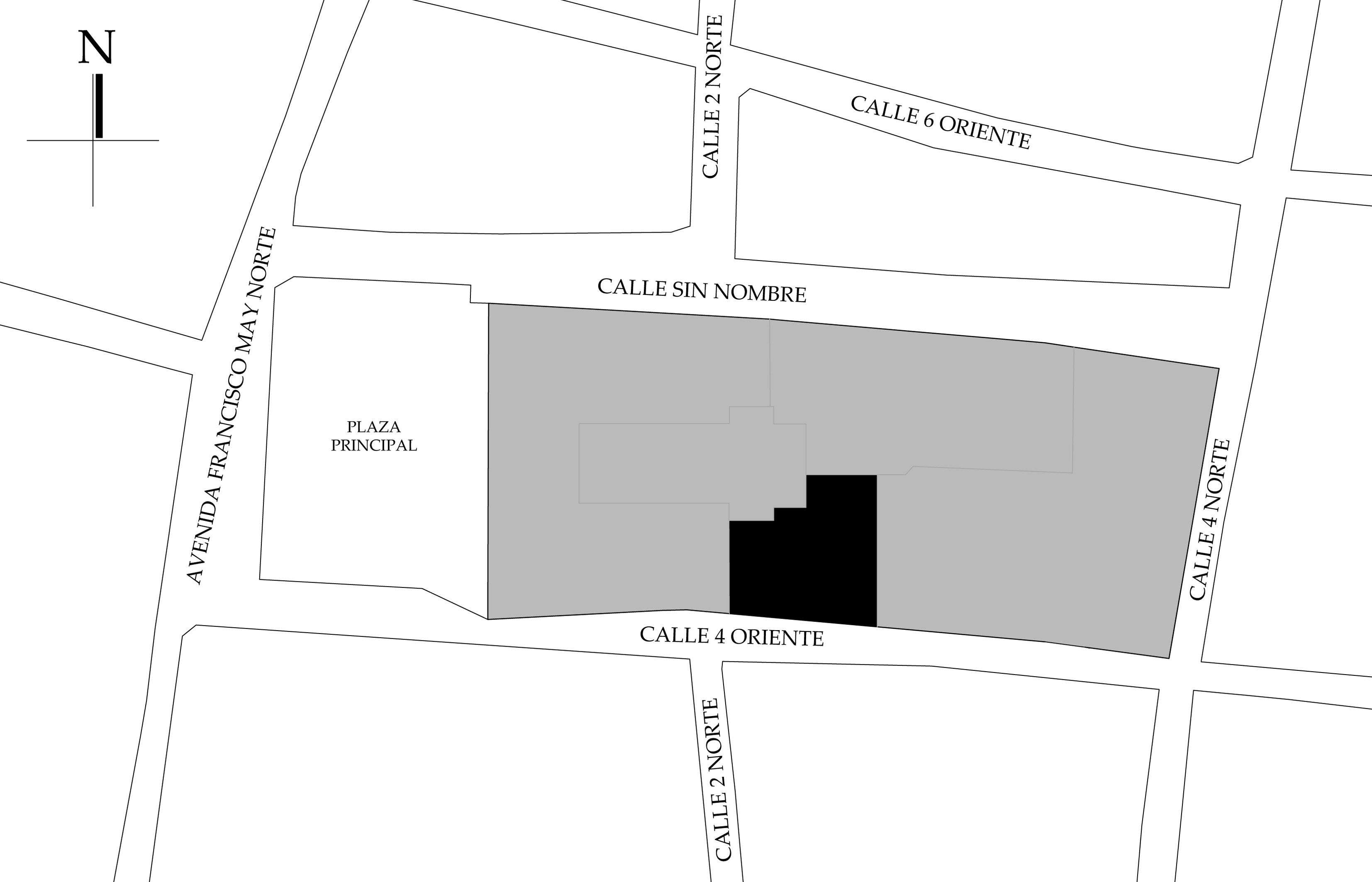 Croquis de localizaci&oacute;n. Fuente: plano catastral.