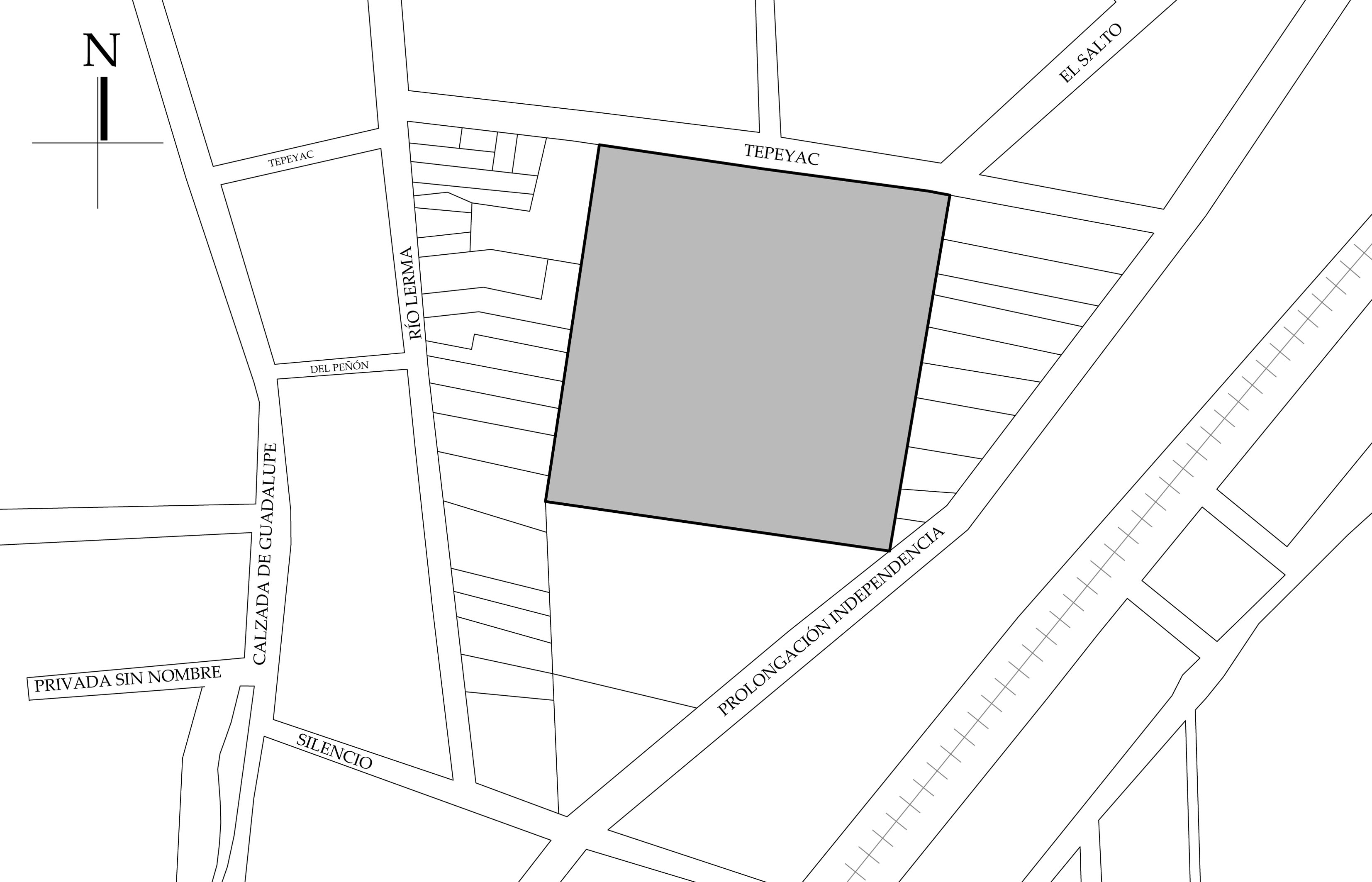 Croquis de localizaci&oacute;n. Fuente: plano catastral.