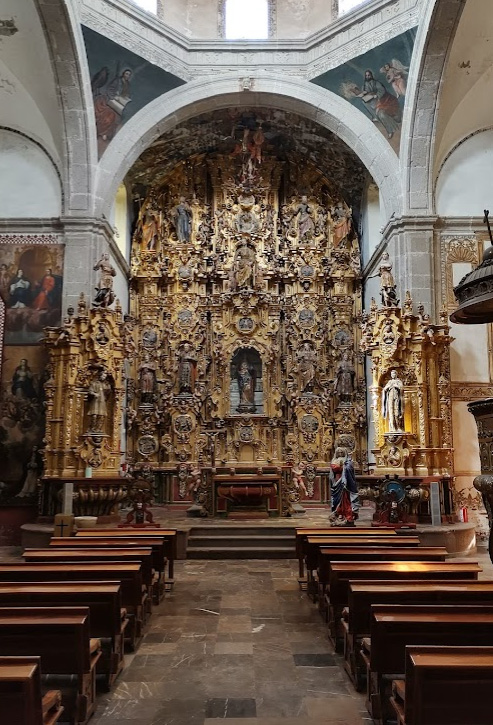 Retablo mayor de la Capilla del Rosario, 2021.