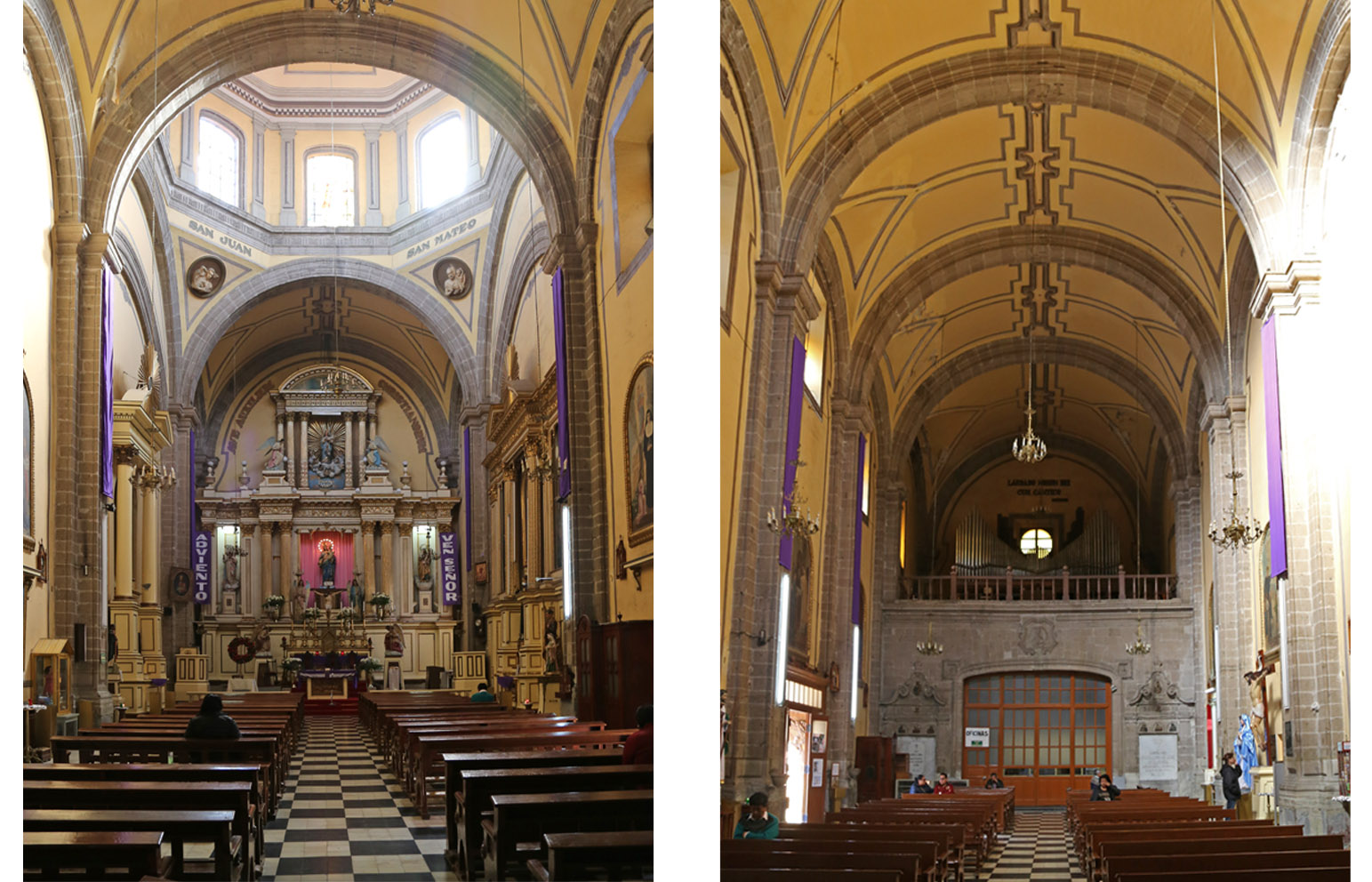 Altar principal y coro, 2016.