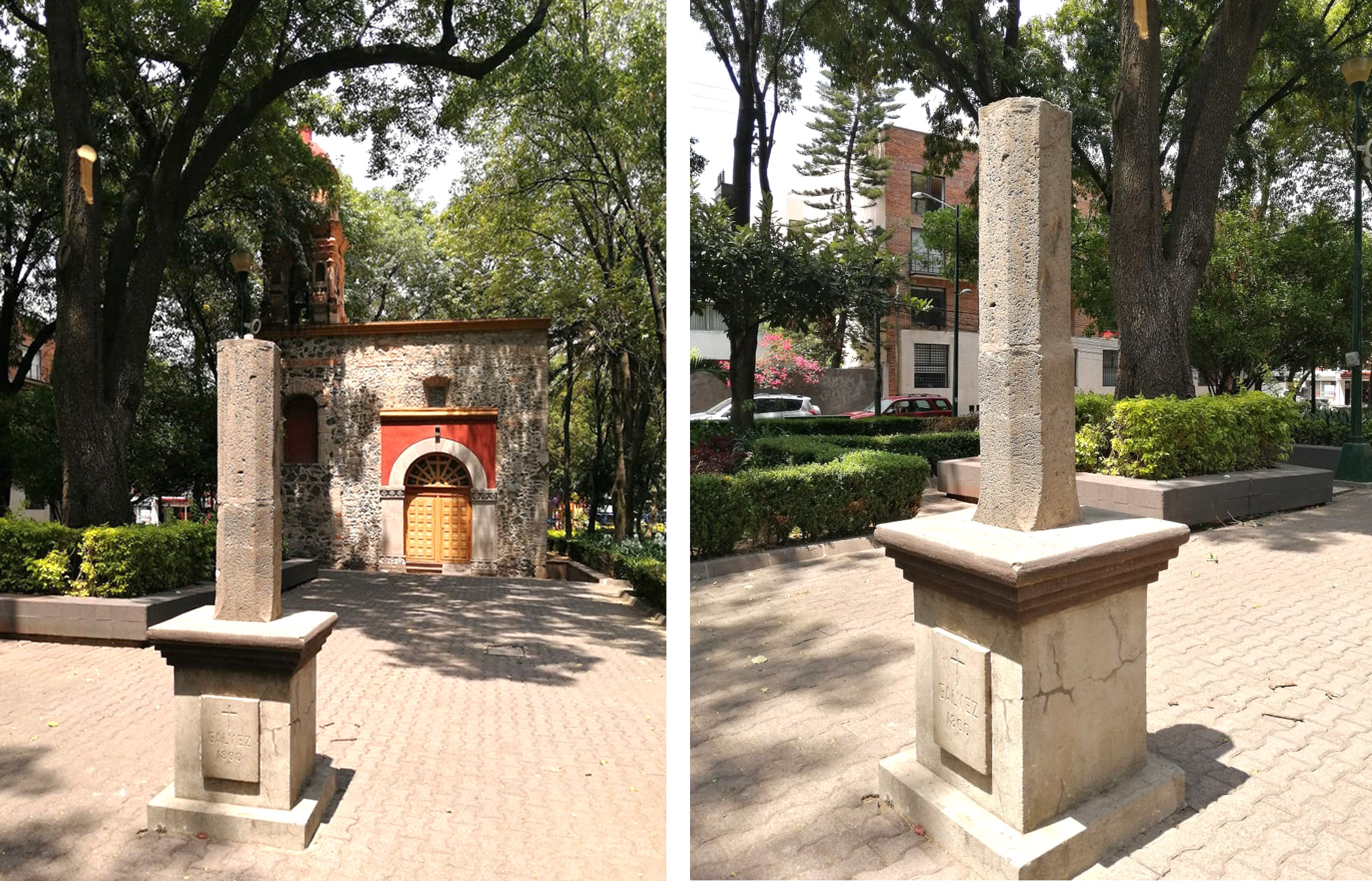 Detalles del templo y monumento funerario, 2018.