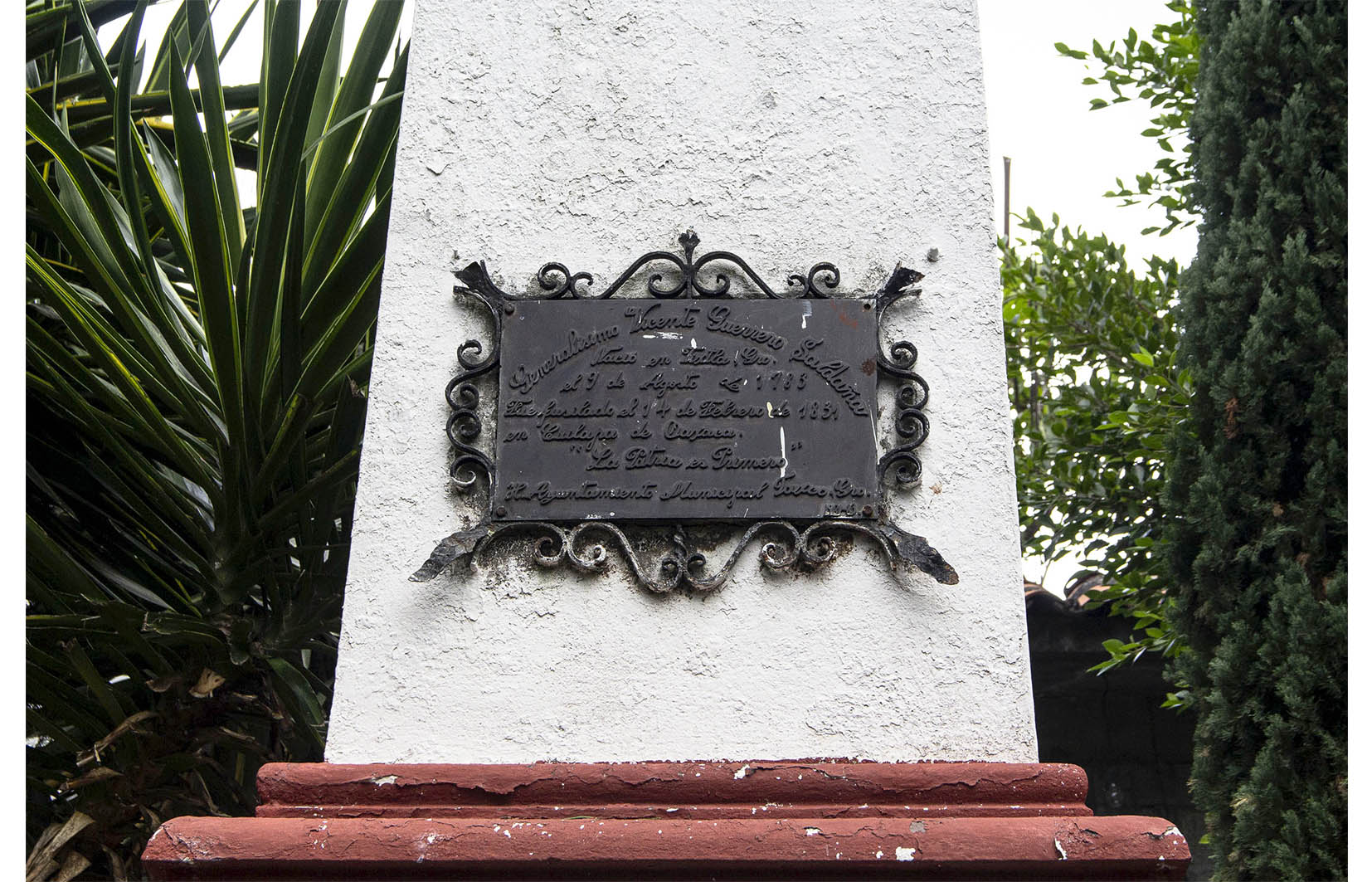 Detalle de placa, 2019.