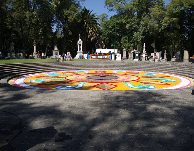 Vista interior de la Rotonda, 2 de noviembre 2015.