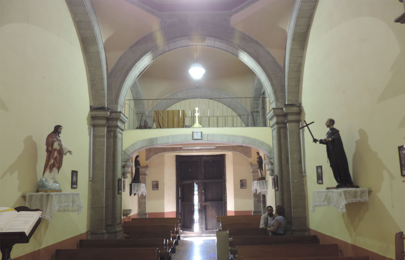 Detalle interior de la nave central, 2014.