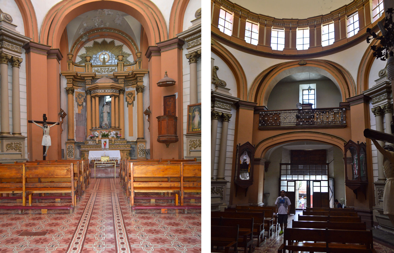 Im&aacute;genes del interior de la iglesia, 2015.