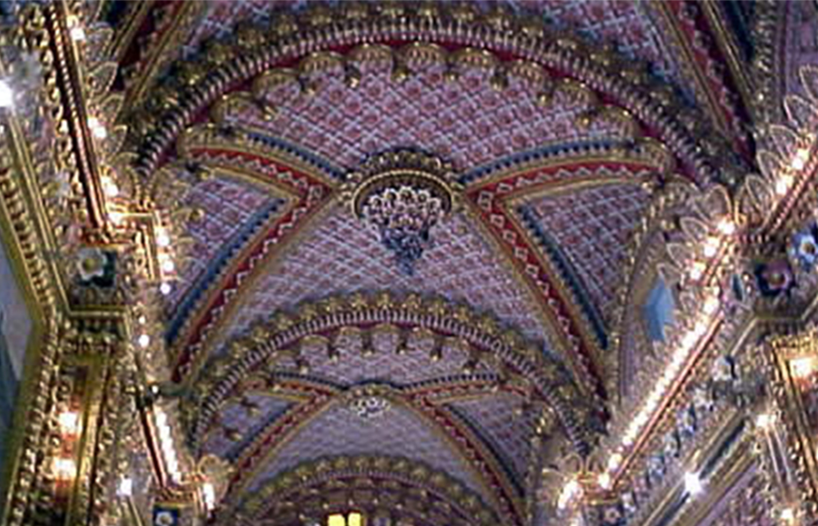 Bóveda del Templo de San Diego, actual Santuario de la Virgen de Guadalupe, 1999.