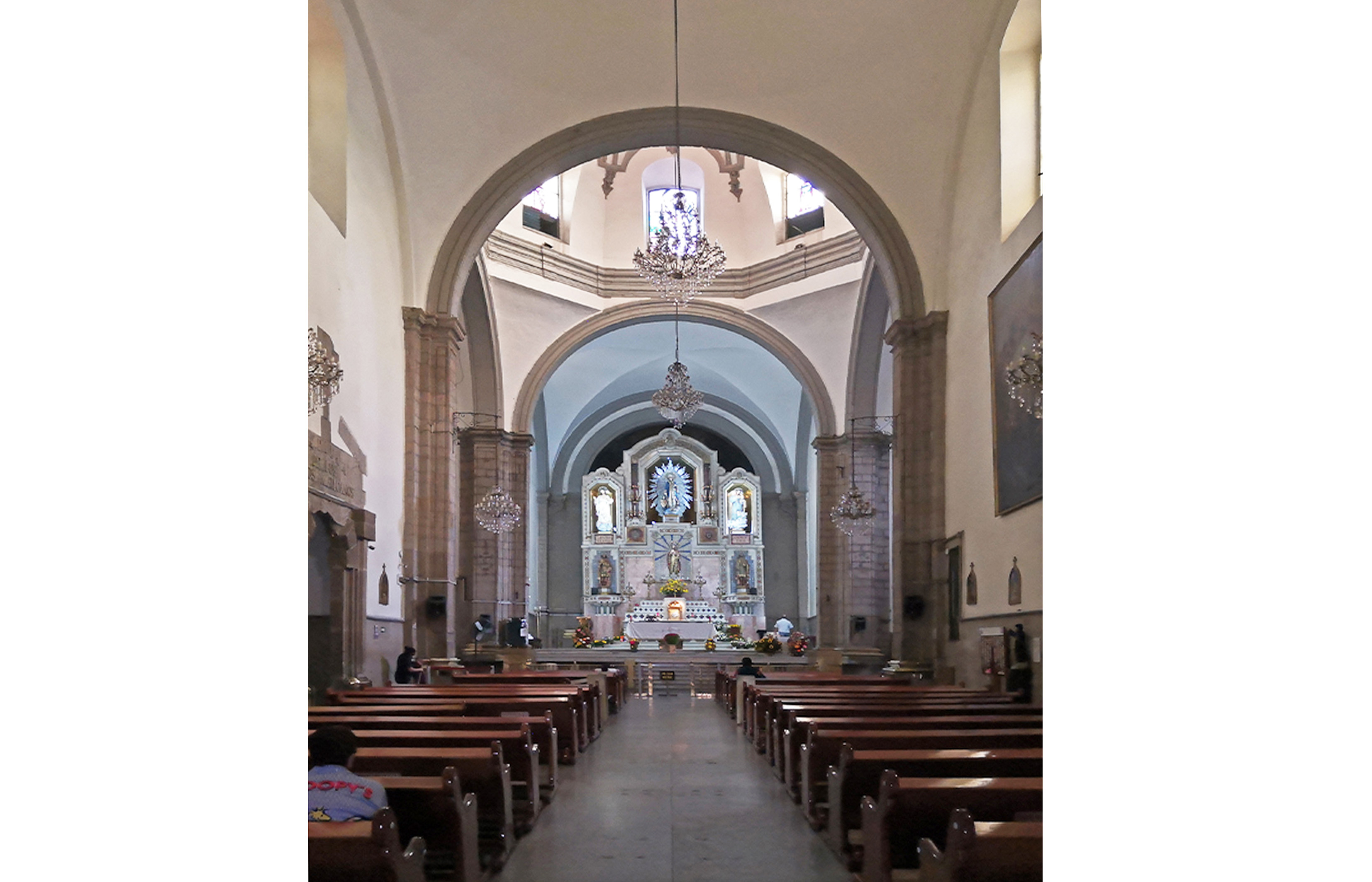 Vista del altar principal, 2022.
